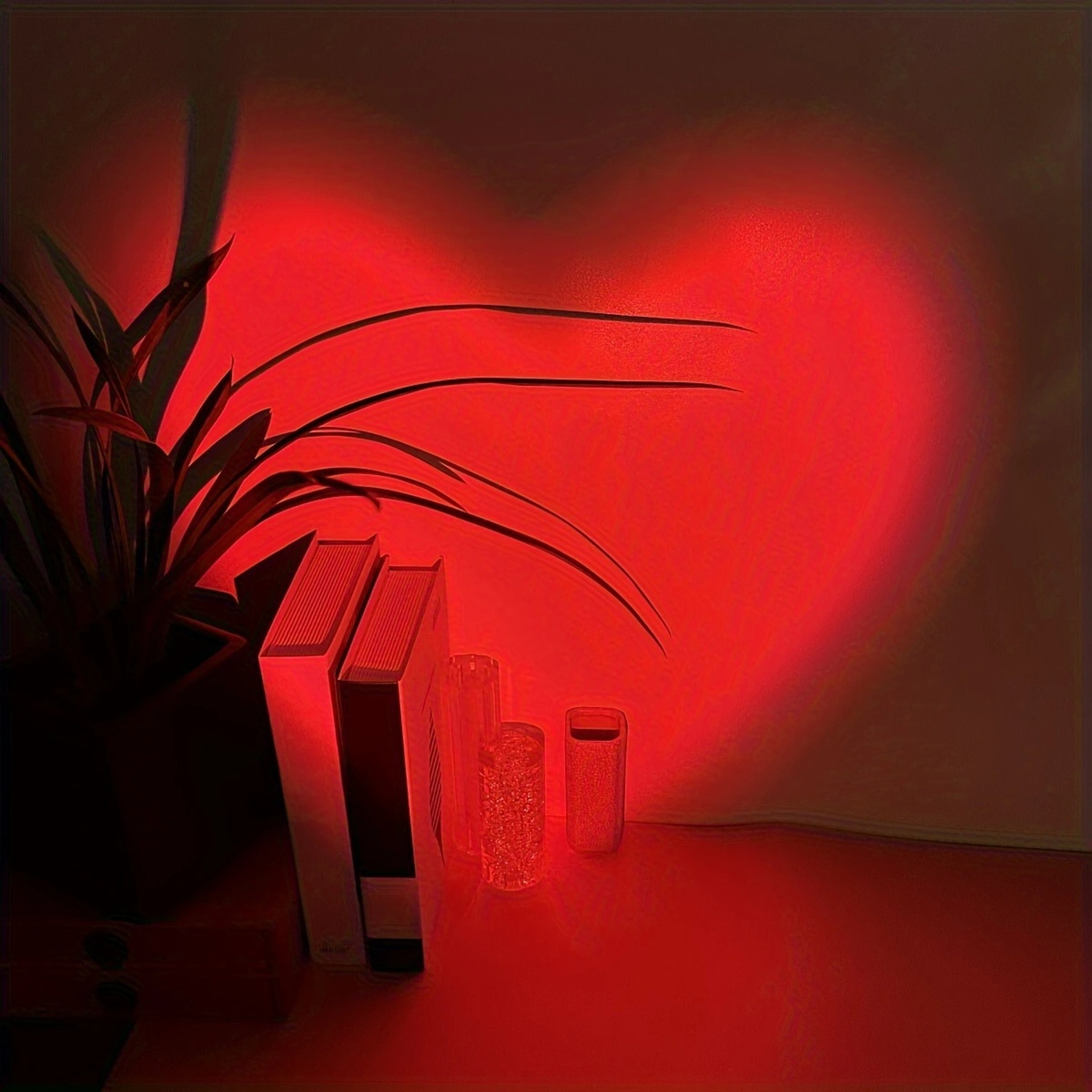 Heart Glow LED Projector Light USB Night Light For Romantic Bedroom Decor  Photography 3