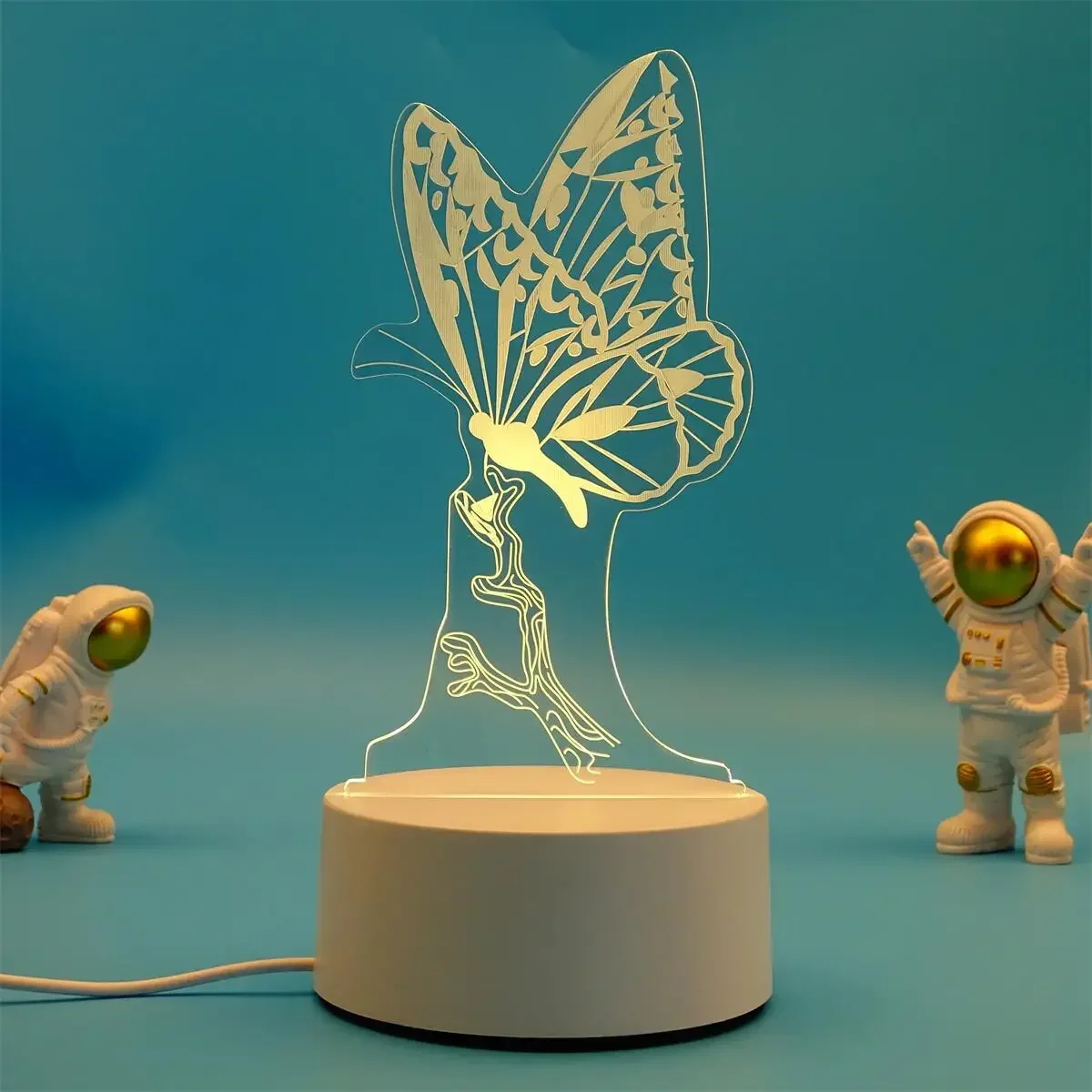 Romantic LED Night Light Acrylic Love Lamp For Bedroom Wedding  Valentines Gift 10