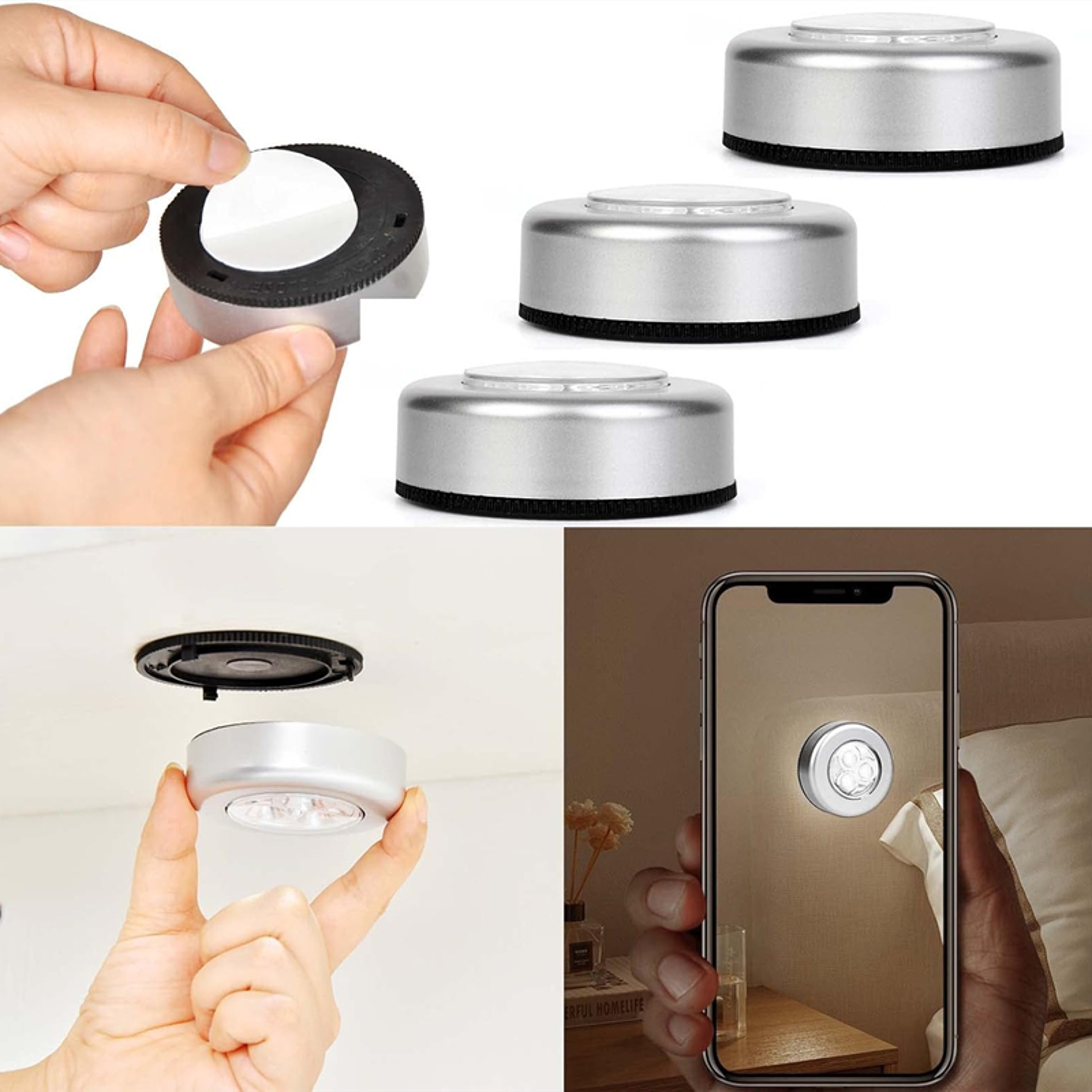 Lumi P Wireless Touch Under Cabinet Light Battery Powered LED Night Lamp 1