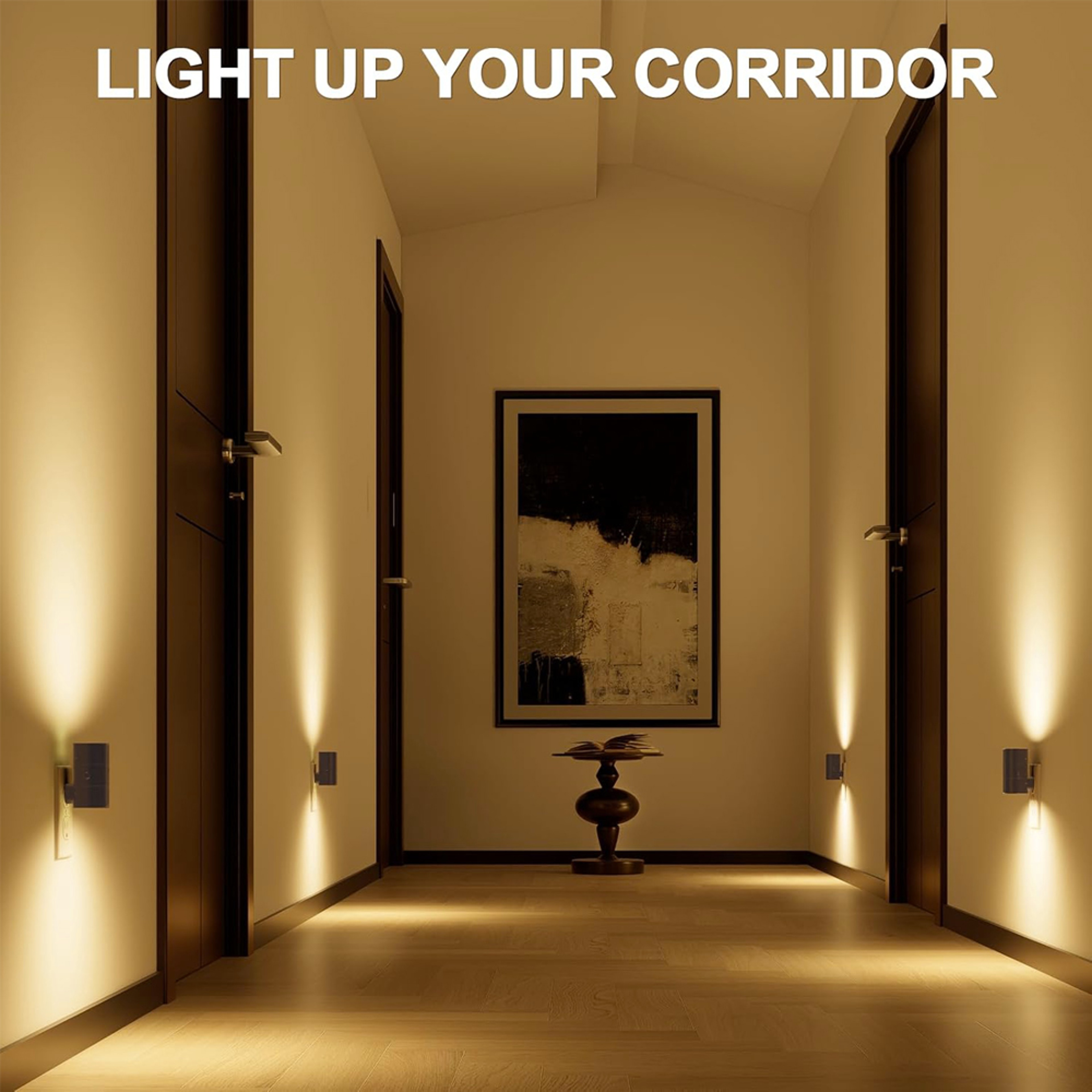 Glow Ease Plug In Night Light With Auto Light Sensor  Adjustable LED Brightness 1