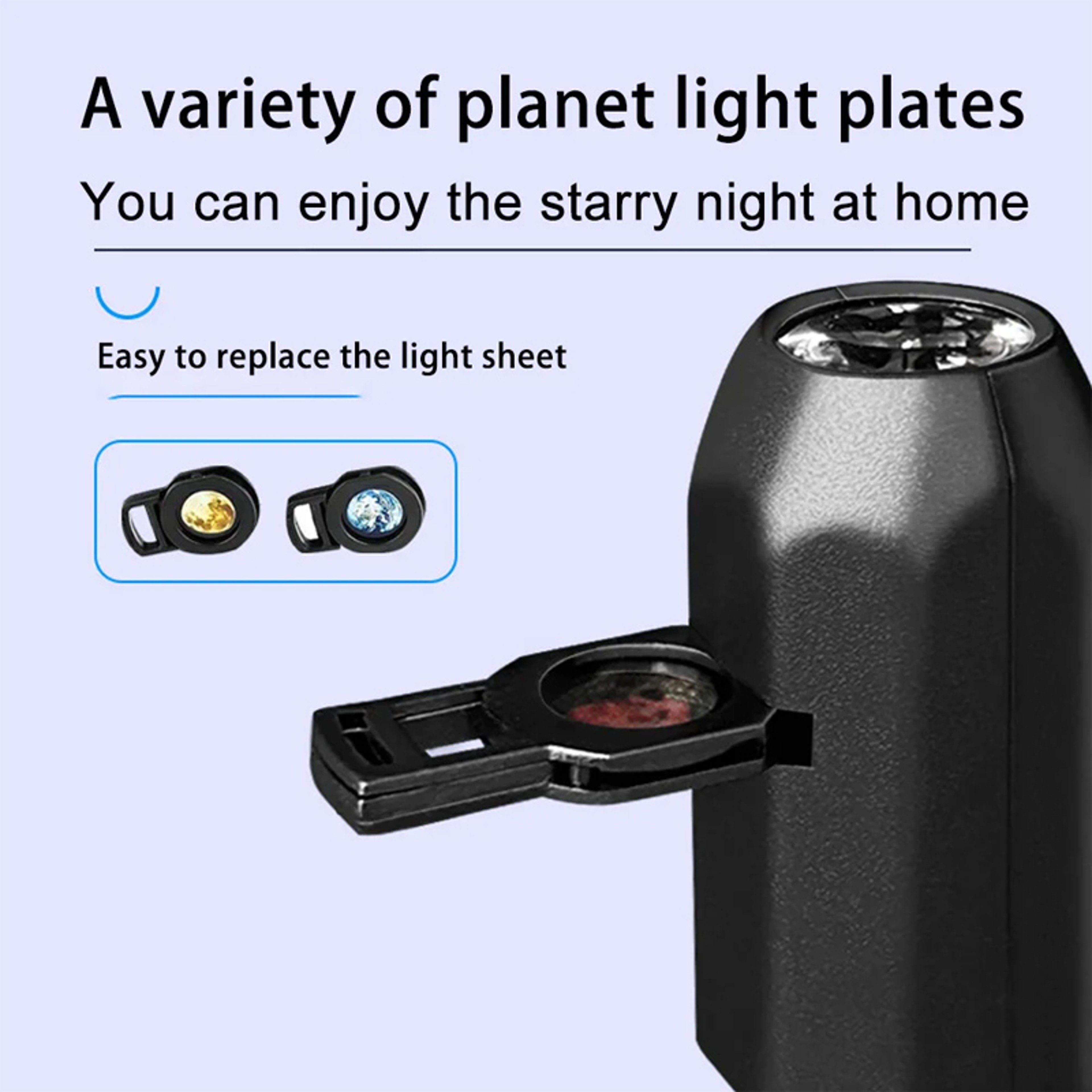 Celestial Glow Galaxy Projector Moon  Earth Starry Sky USB Night Light 3