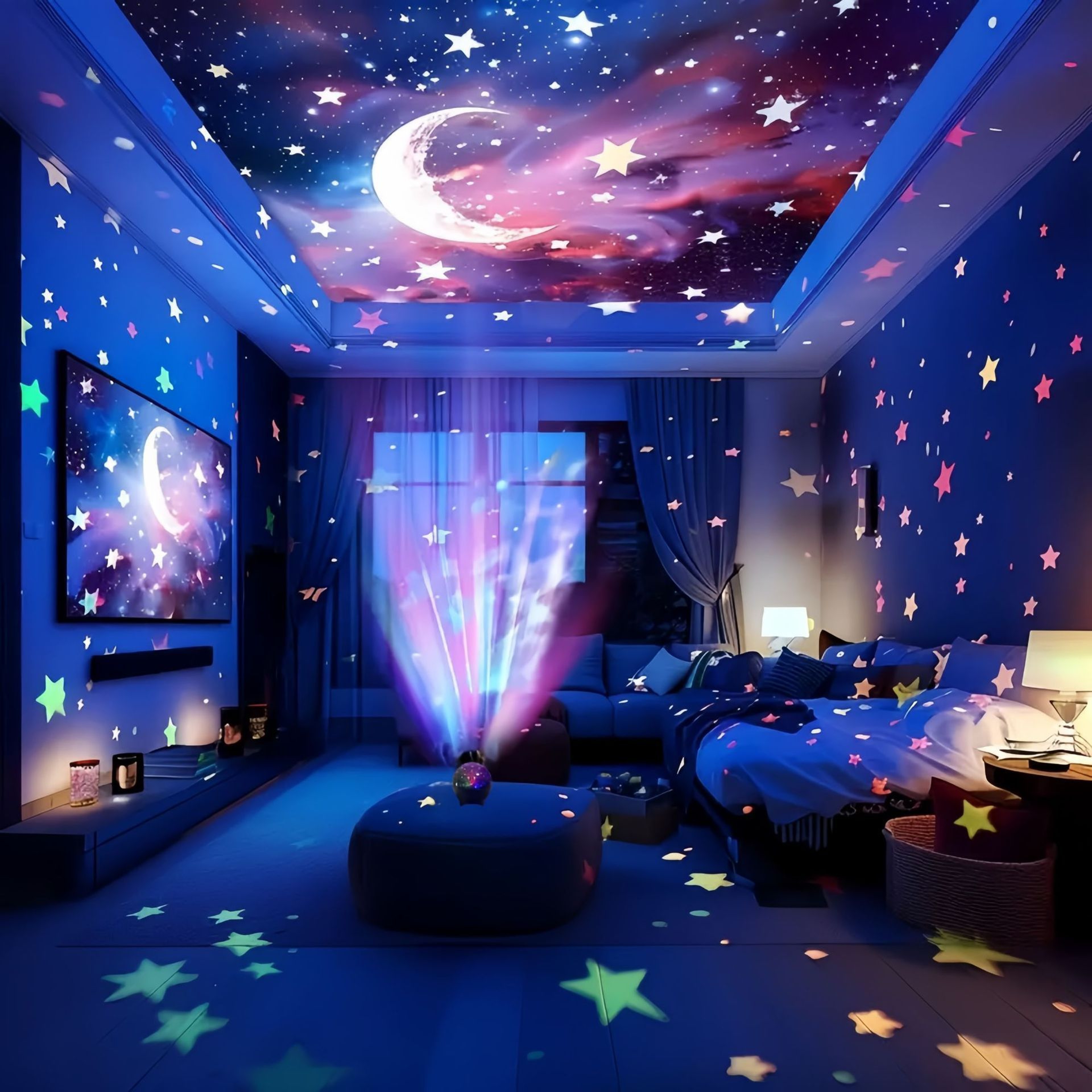 Galaxy Projector Star Projector Moon Projector Light with Color Modes for Kids Bedroom & Party Decor – view 6