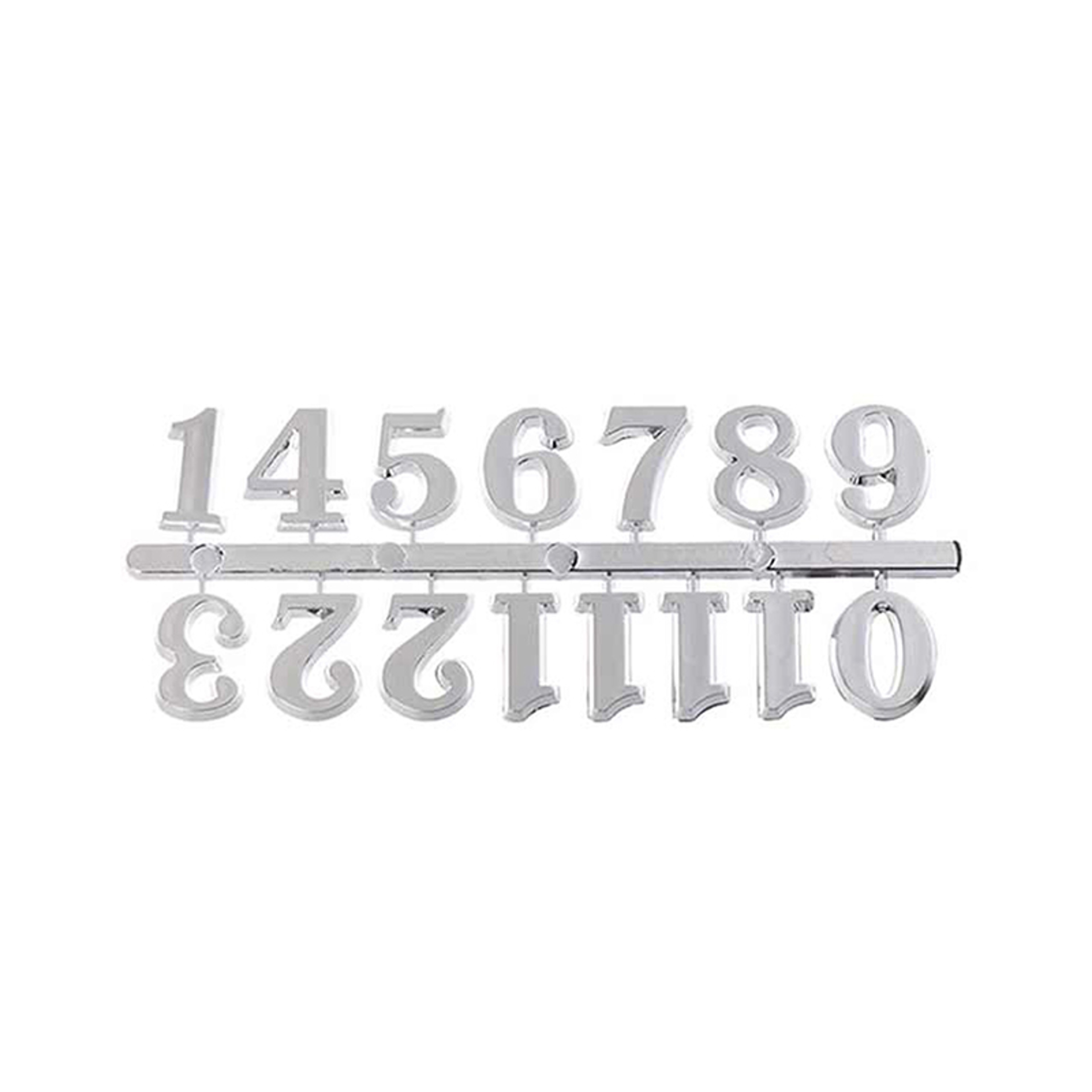 DIY Wall Clock Kit With Roman  Arabic Numerals Large Modern Wall Clock Stickers With Quartz Movemen 11