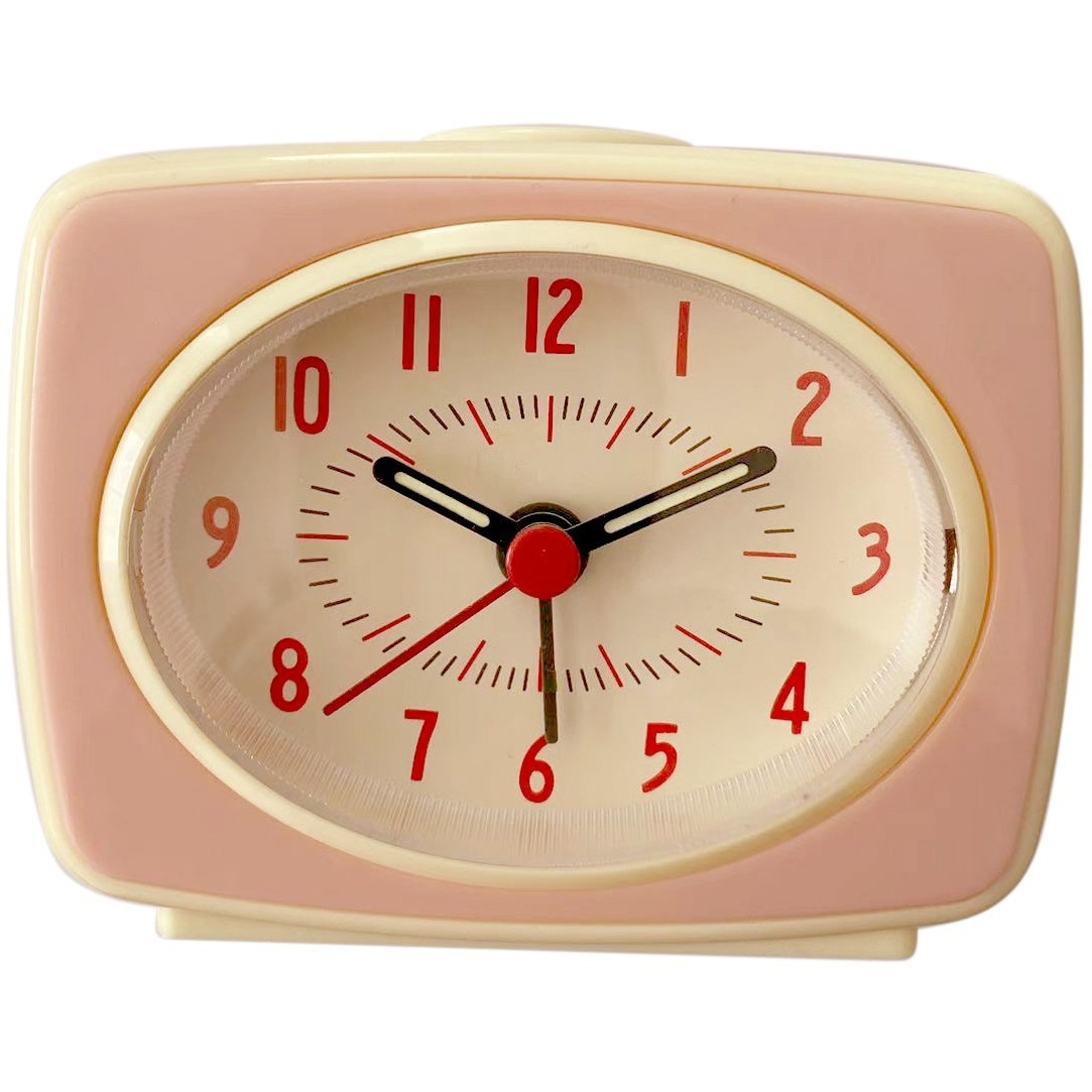 Nordic Analog Alarm Clock With Glow In The Dark Hands Powered Silent Bedside Desk Clock 7