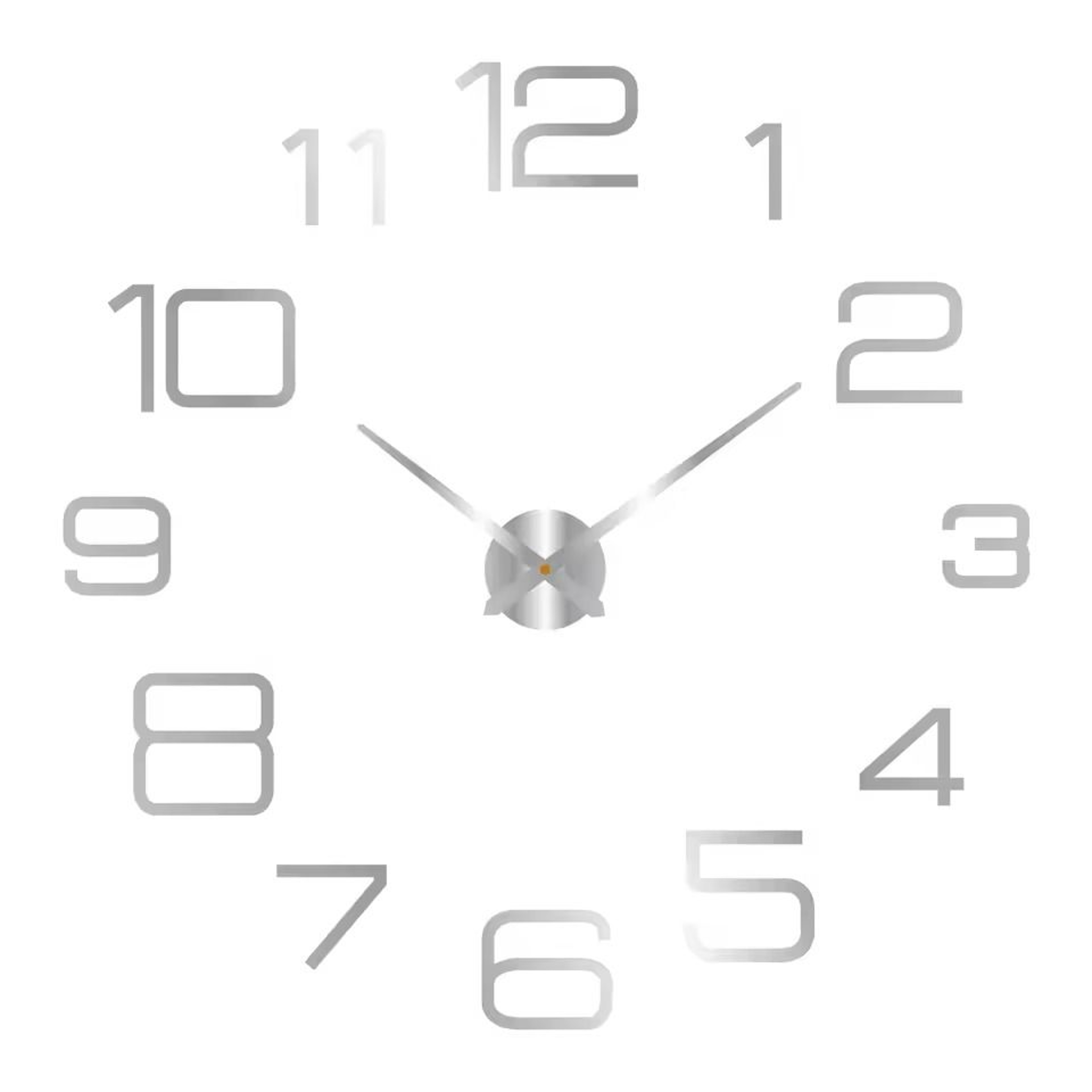 Modern DIY Wall Clock Large Acrylic Mirror Quartz Wall Clock For Living Room Decor 2