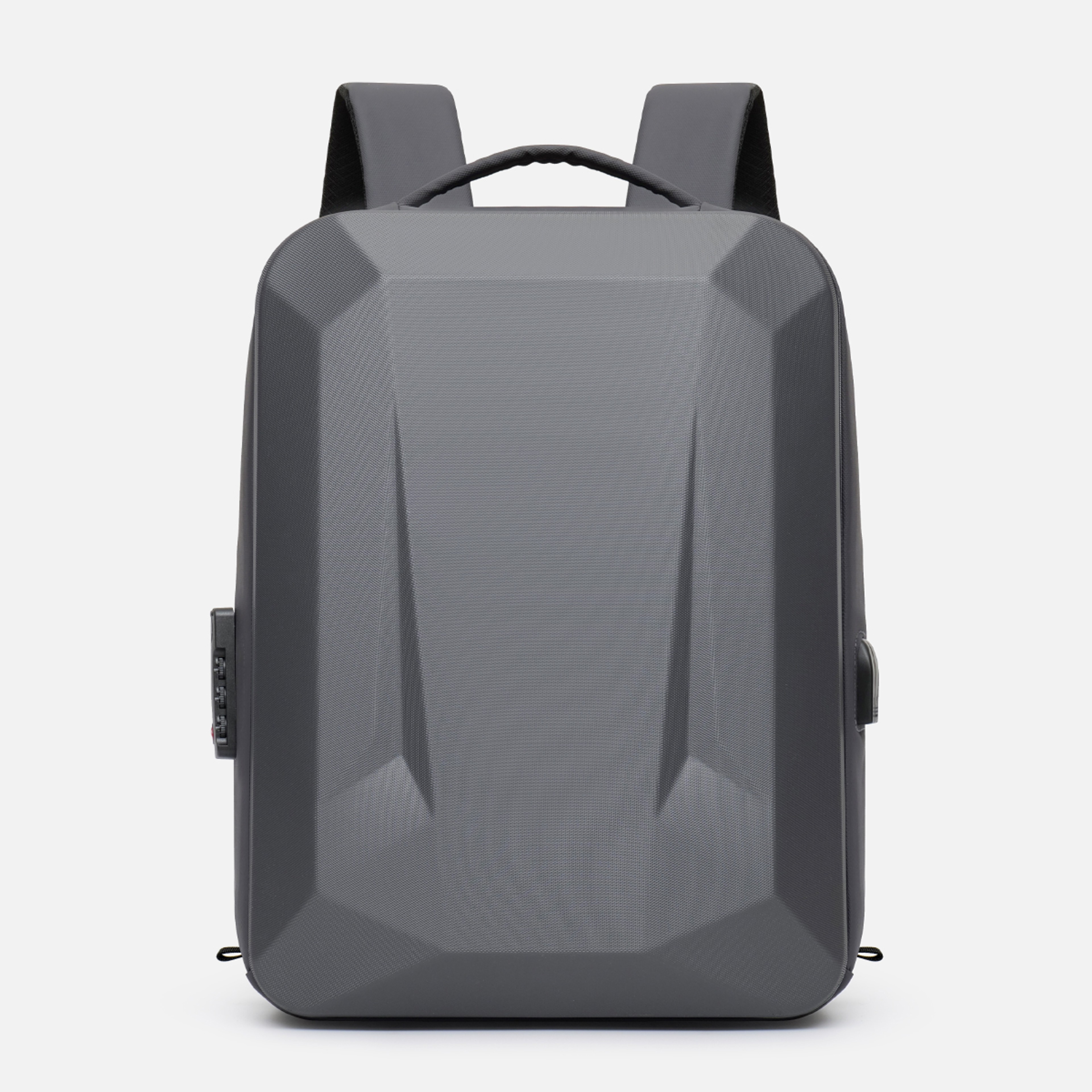 Expandable Hard Shell Laptop Backpack Large Capacity Business Travel Bag 8