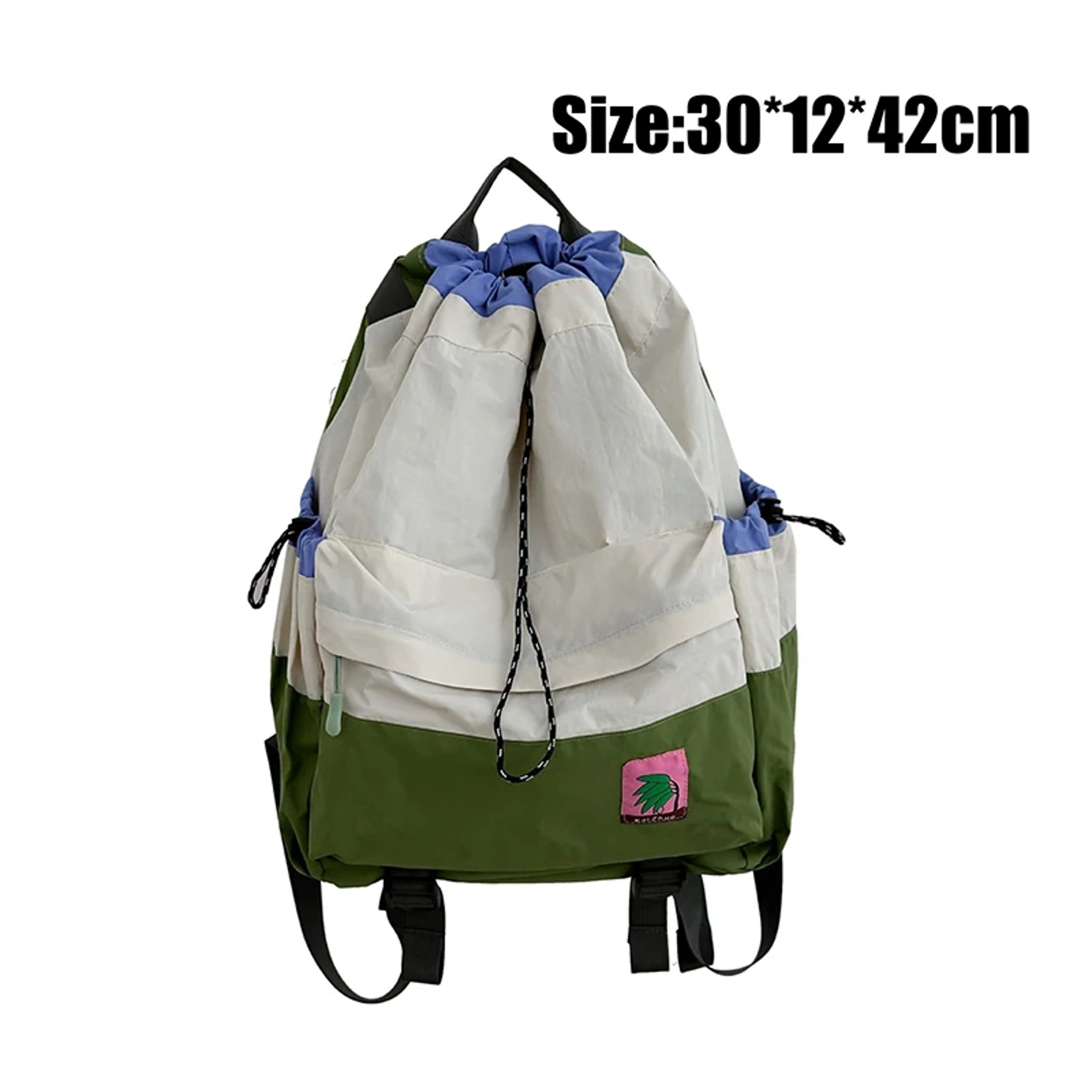 Lightweight Travel Drawstring Backpack Casual Tote Bag For Women And Students 3