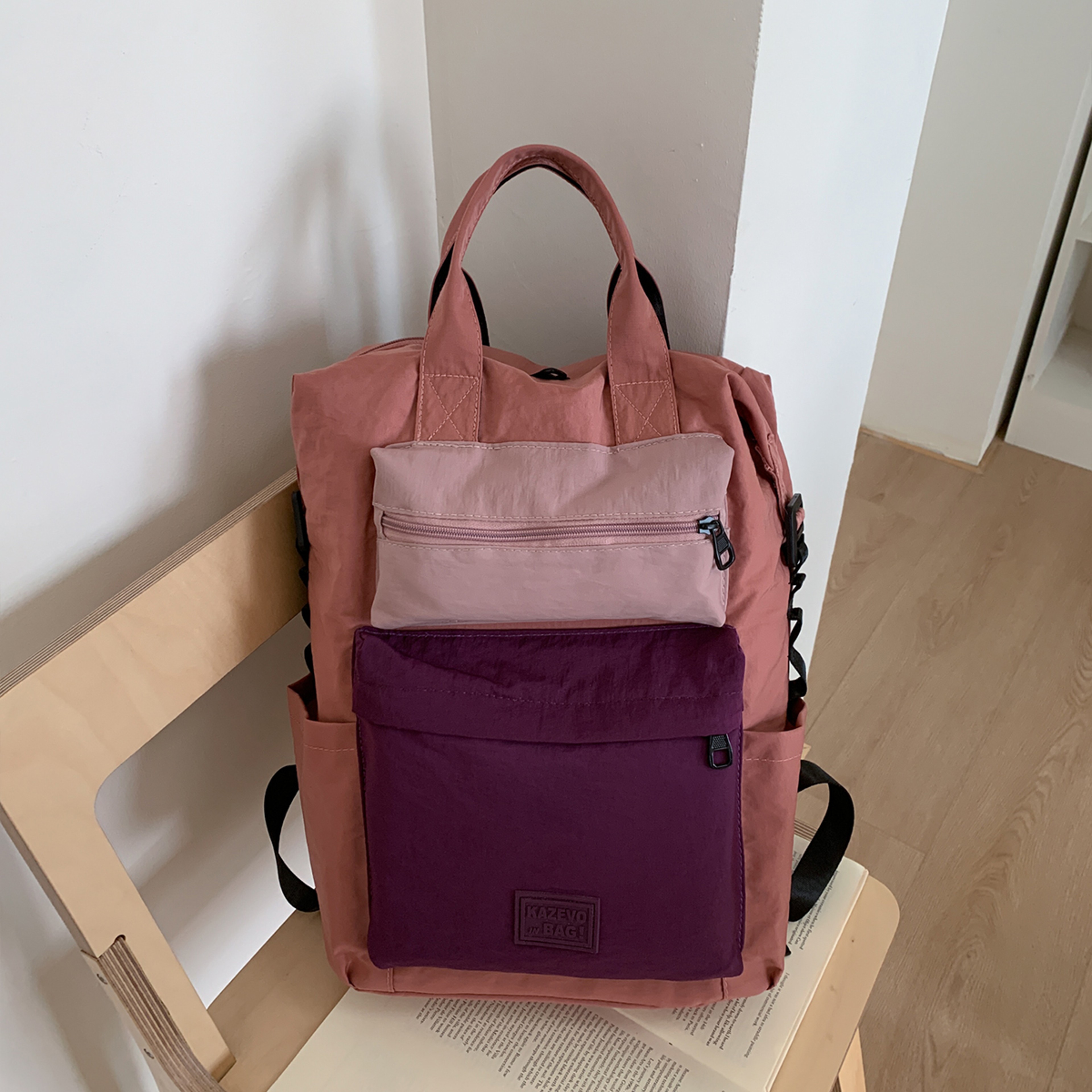 Canvas Laptop Backpack for Men Large Capacity Travel College Bag – view 7