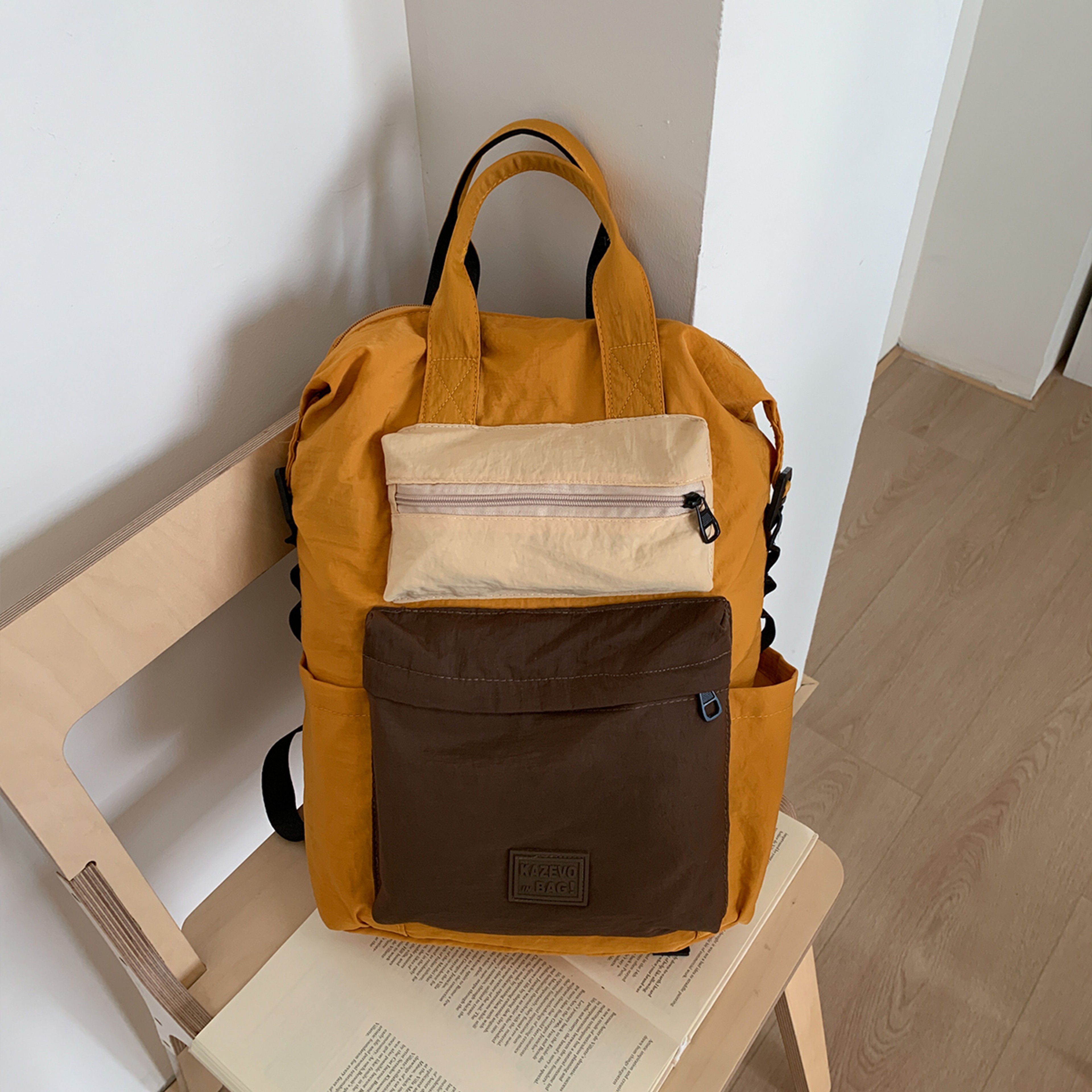 Canvas Laptop Backpack for Men Large Capacity Travel College Bag – view 8