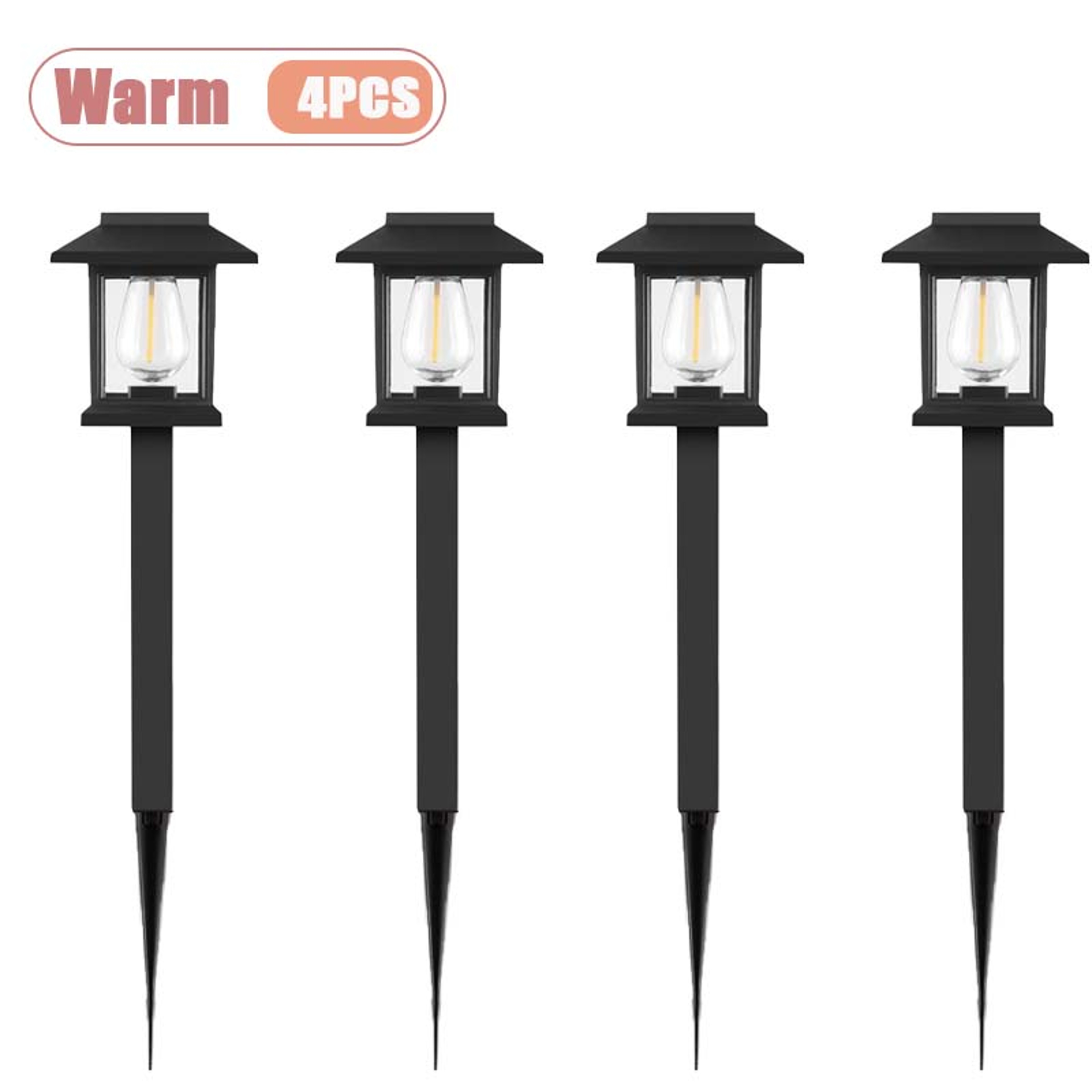 Solar LED Ground Stake Lights Outdoor Solar Garden Lights For Lawn And Landscape 5