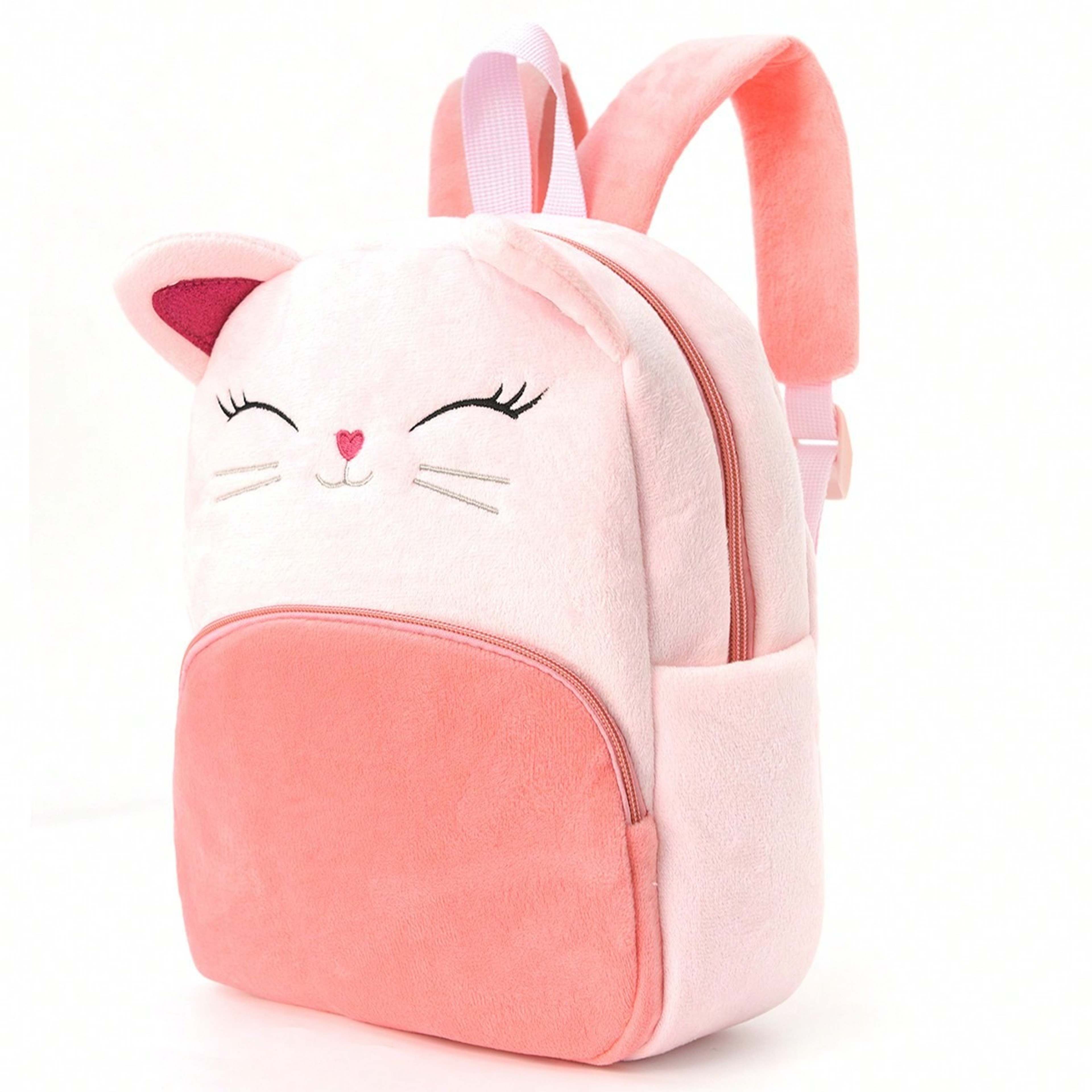 Cute Animal Plush Toddler Backpack Soft Kindergarten Bag For Kids 0