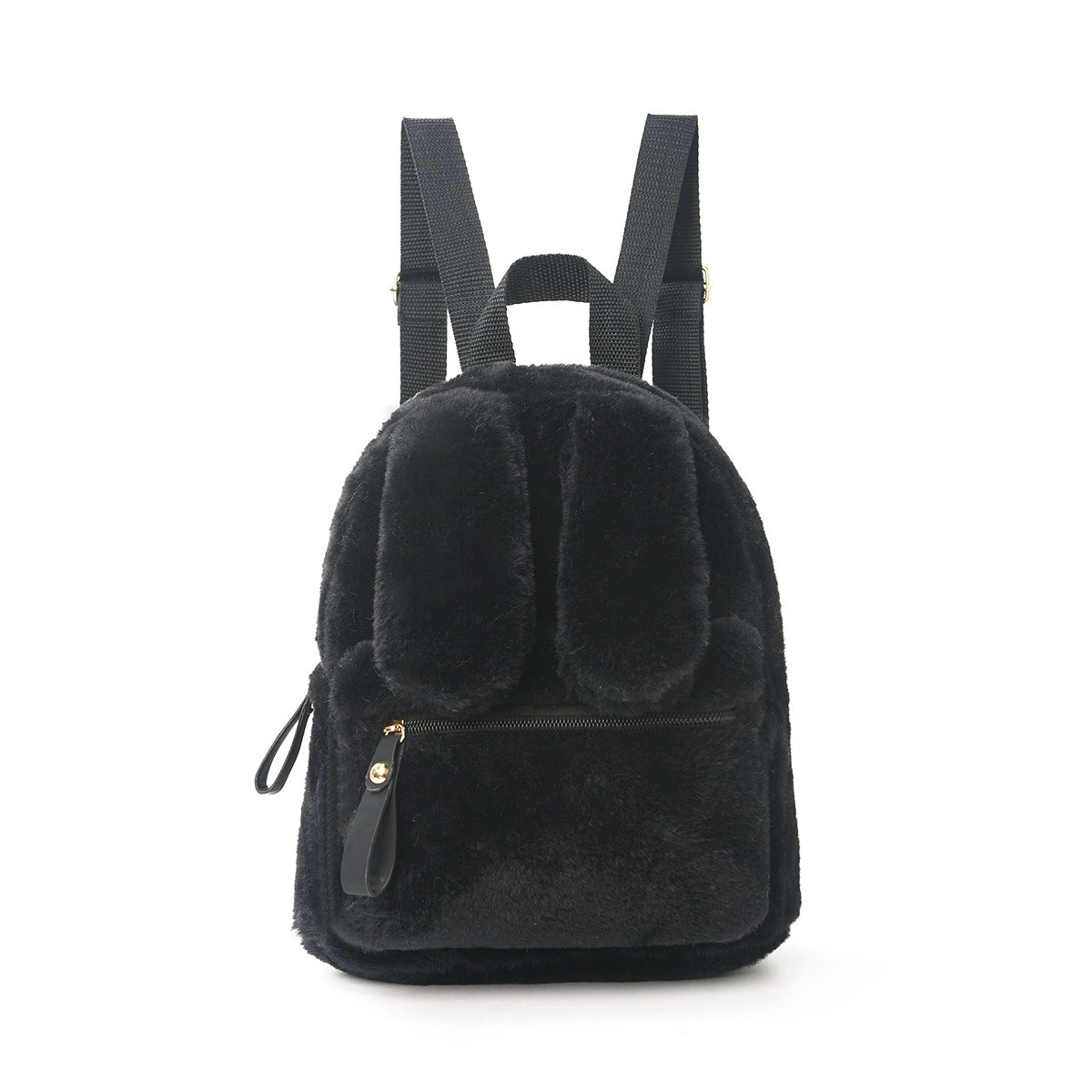 Rabbit Ear Plush Backpack For Kids Cute Animal Travel Bag 4
