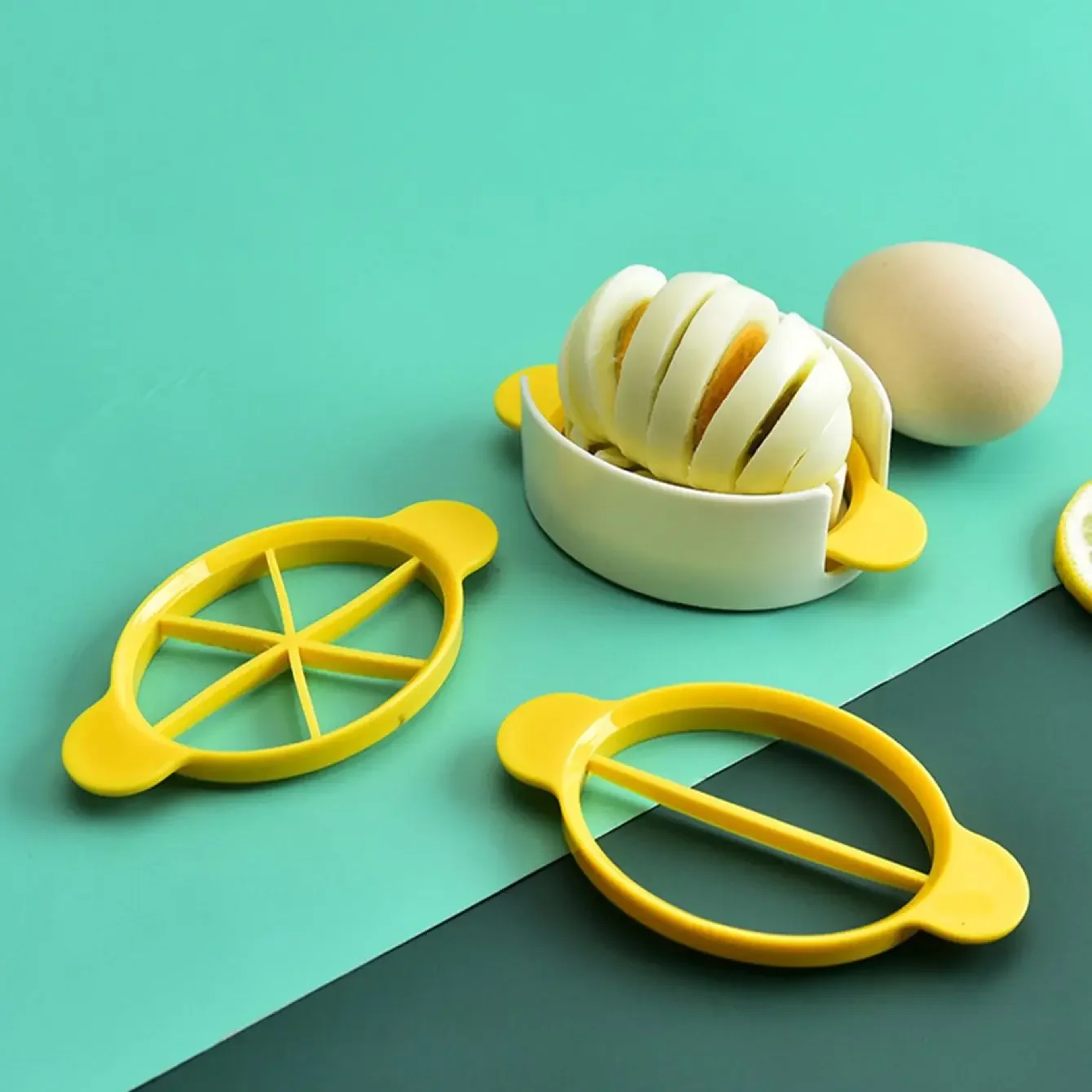 Stainless Steel Egg Slicer Multifunction Kitchen Cutter For Eggs Fruits And Vegetables 0