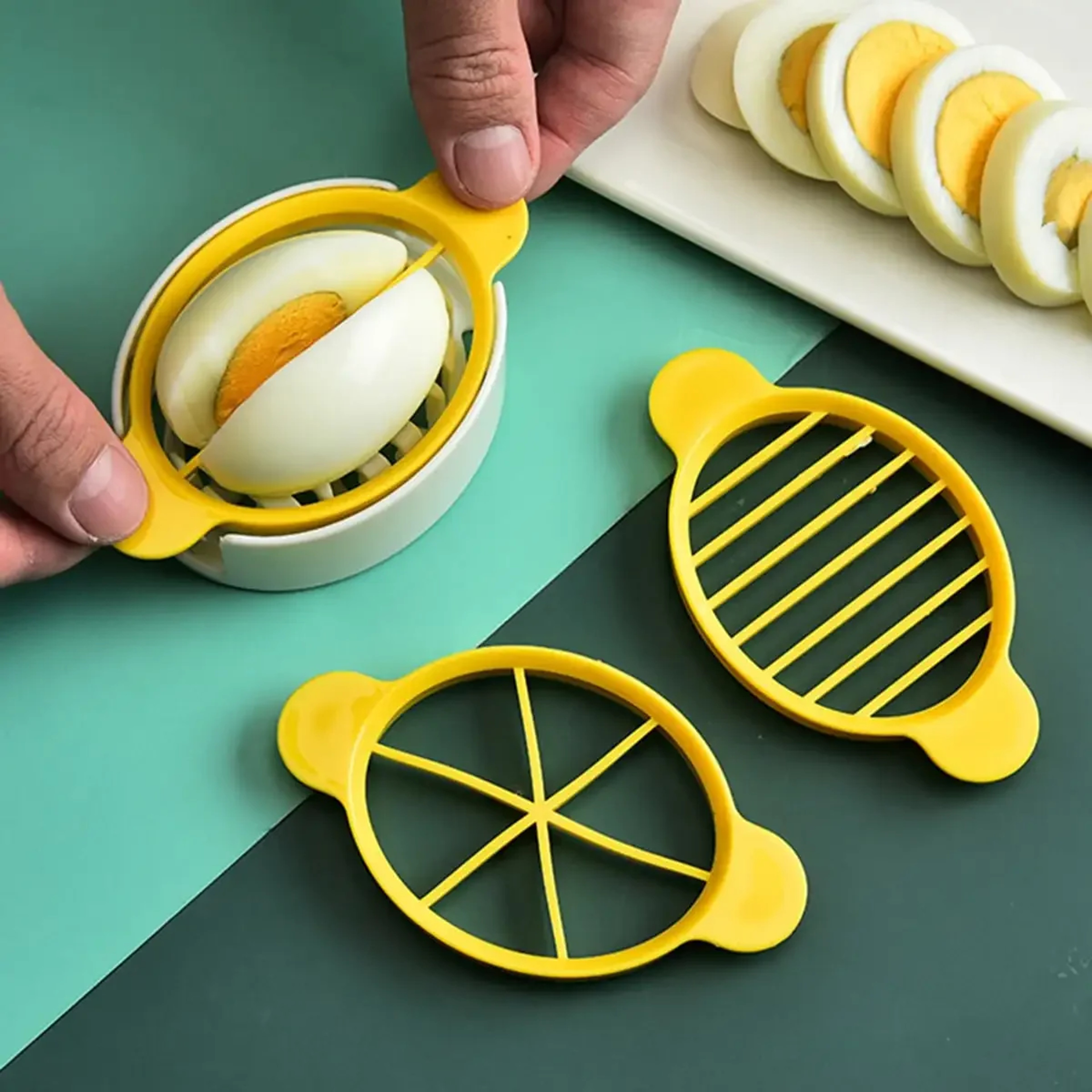 Stainless Steel Egg Slicer Multifunction Kitchen Cutter For Eggs Fruits And Vegetables 1