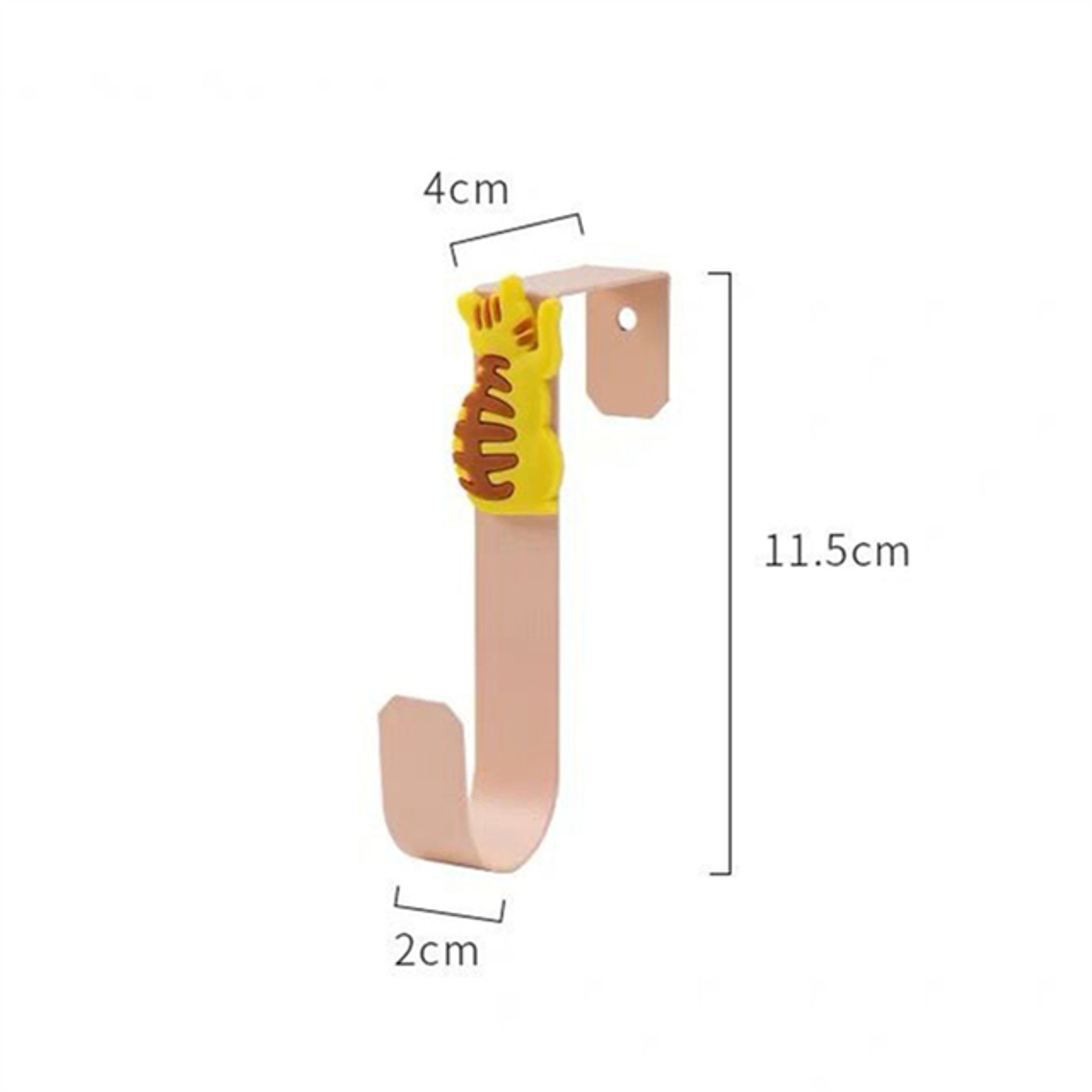 Over Door Hooks With Rubber Organizer For Clothes Towels Hats And Coats 6