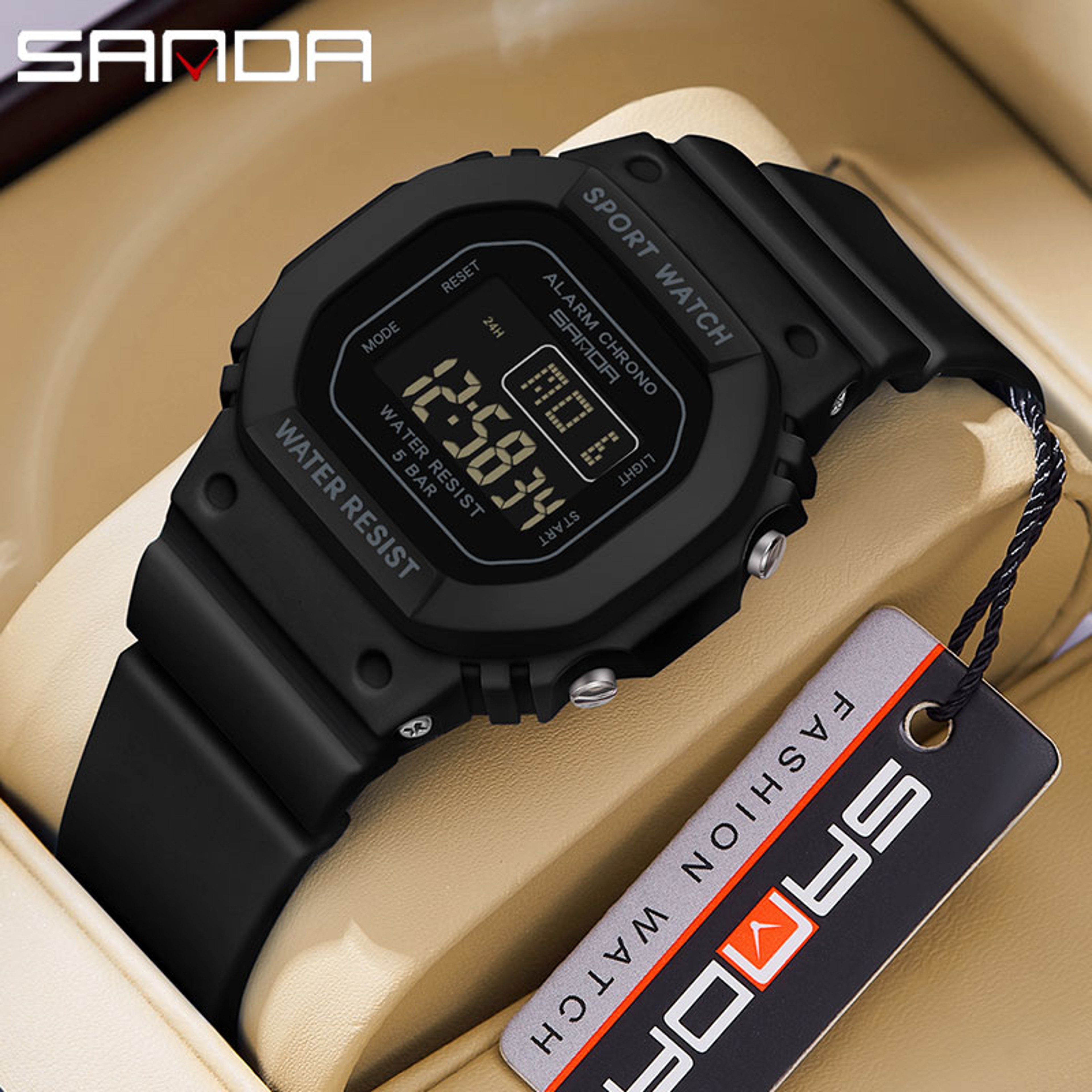 Boys Girls LED Digital Watch Waterproof Kids Watch For Outdoor Play 1