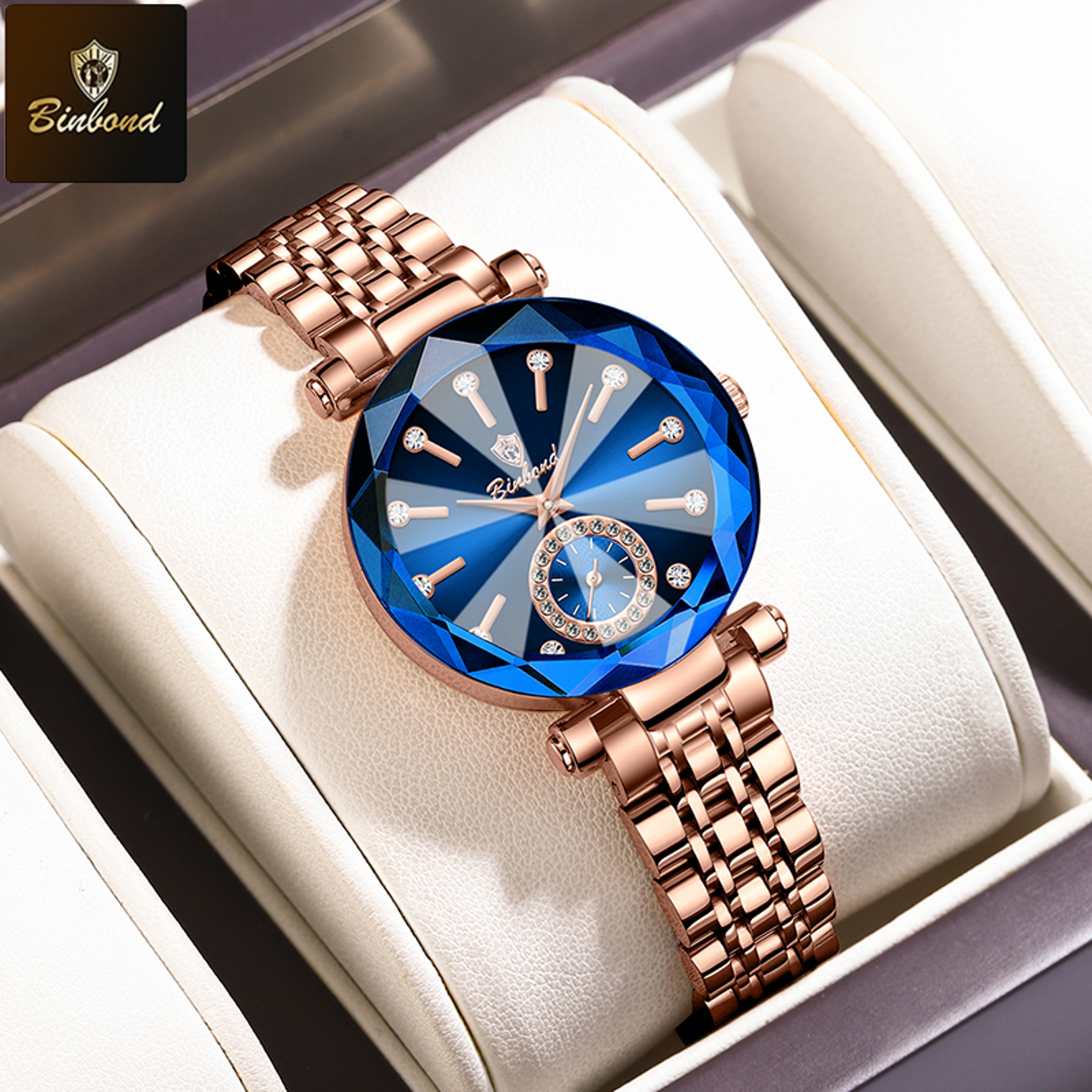 Heart Of The Ocean Inspired Women Quartz Watch Elegant Diamond Waterproof Casual Wristwatch 1