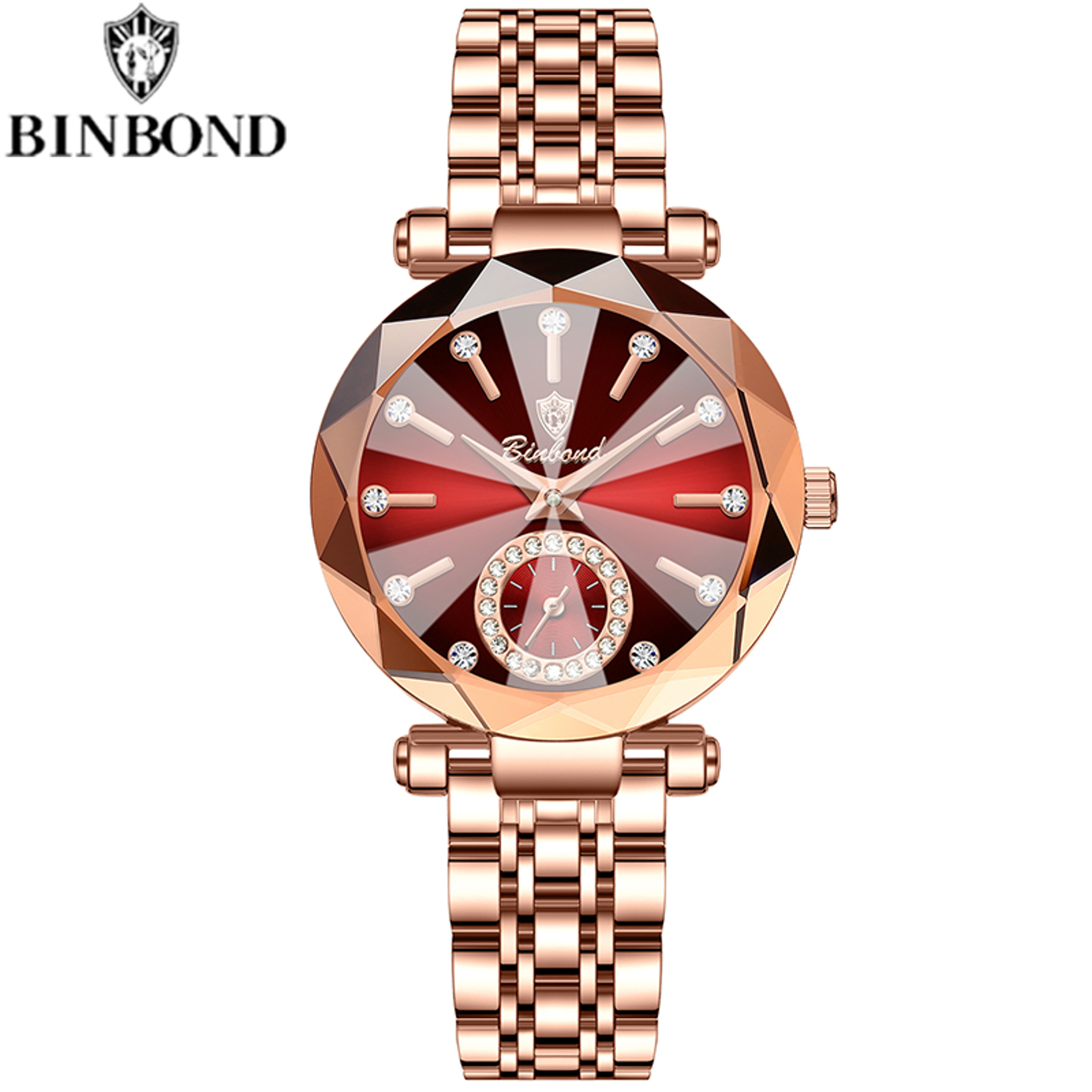 Heart Of The Ocean Inspired Women Quartz Watch Elegant Diamond Waterproof Casual Wristwatch 6