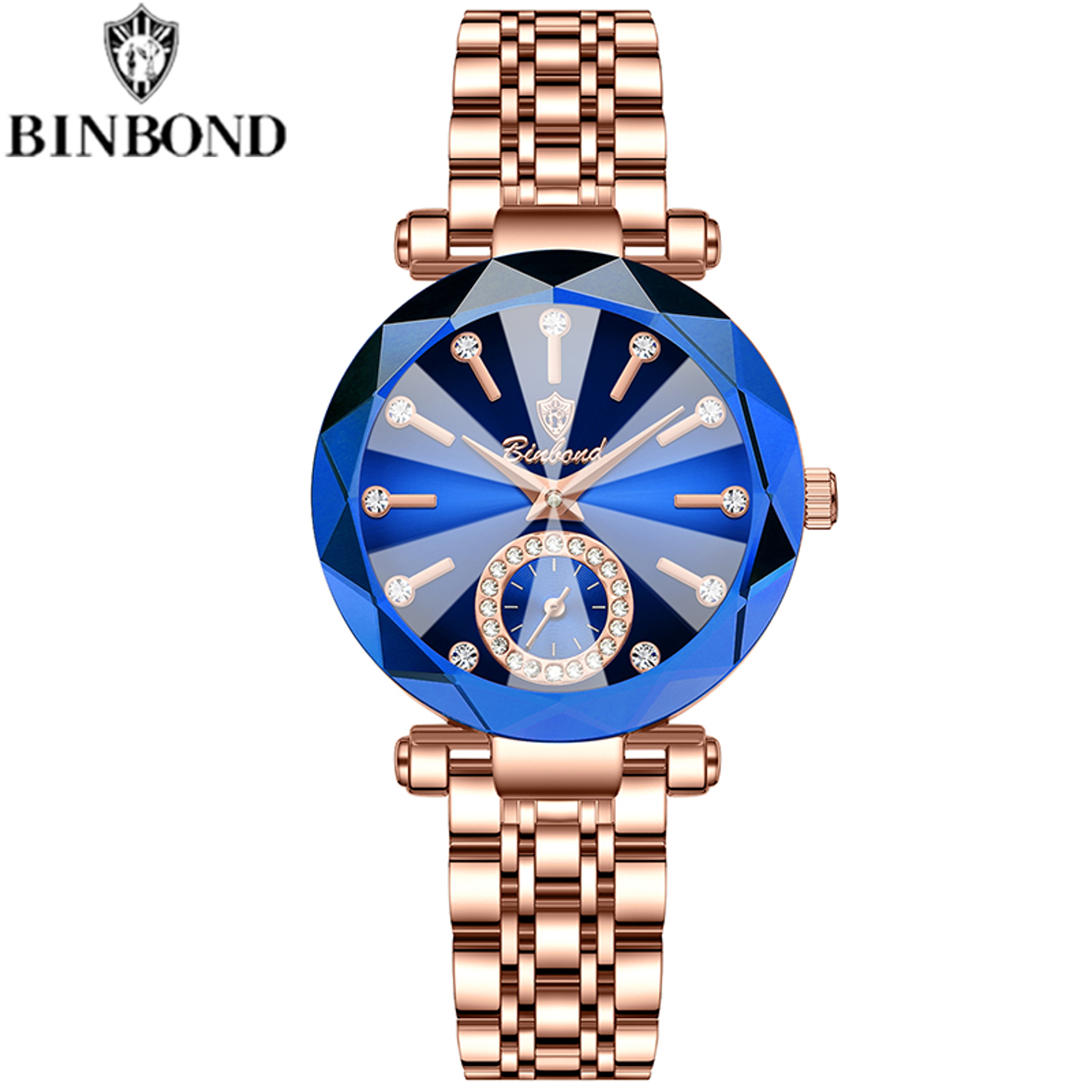 Heart Of The Ocean Inspired Women Quartz Watch Elegant Diamond Waterproof Casual Wristwatch 7