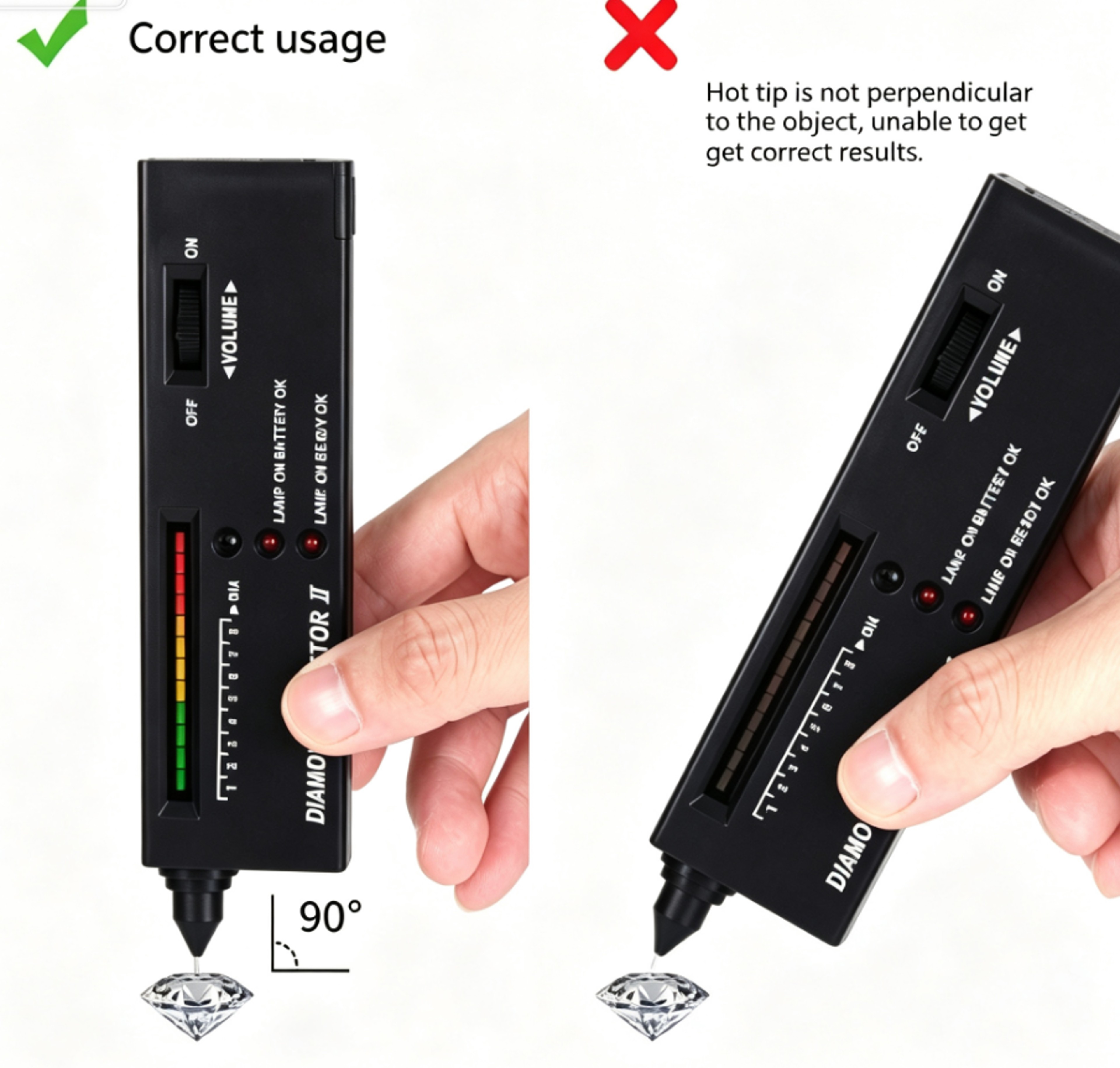 High Accuracy Diamond Tester Pen Professional Jewelry Gemstone Selector 4