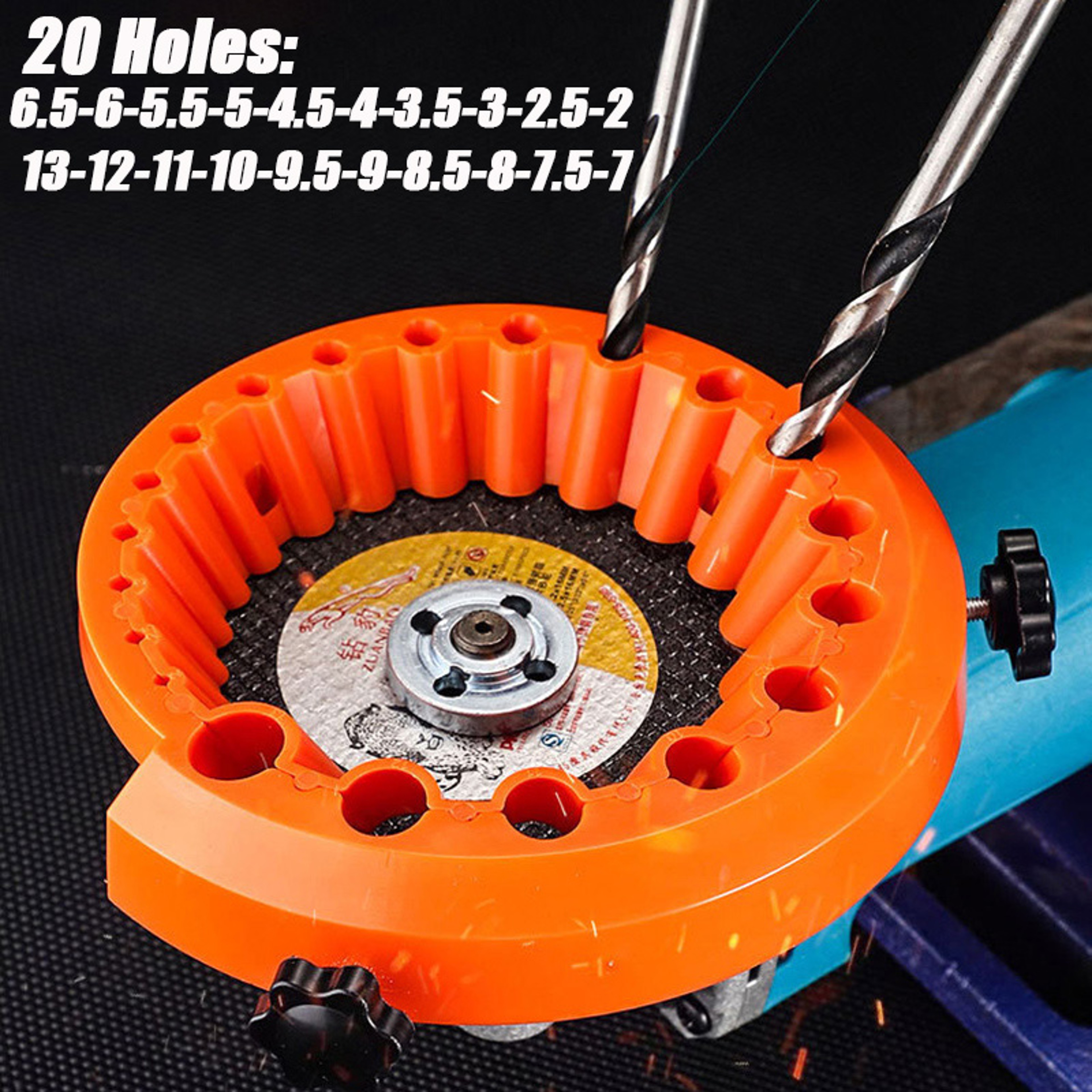 Degree Drill Bit Sharpener Angle Grinder Attachment For Bits 2