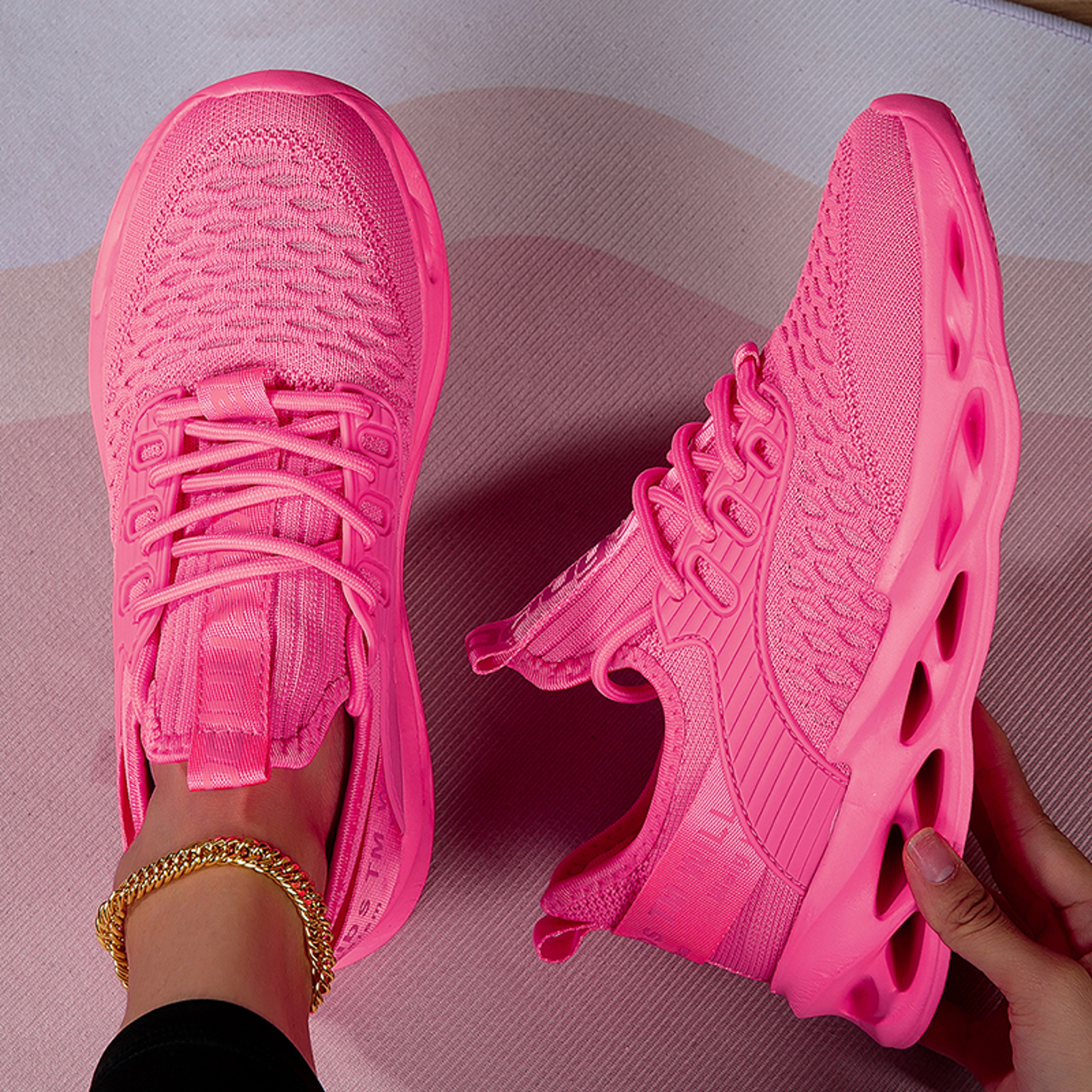 Women Platform Sneakers Breathable Walking Sport Shoes 1