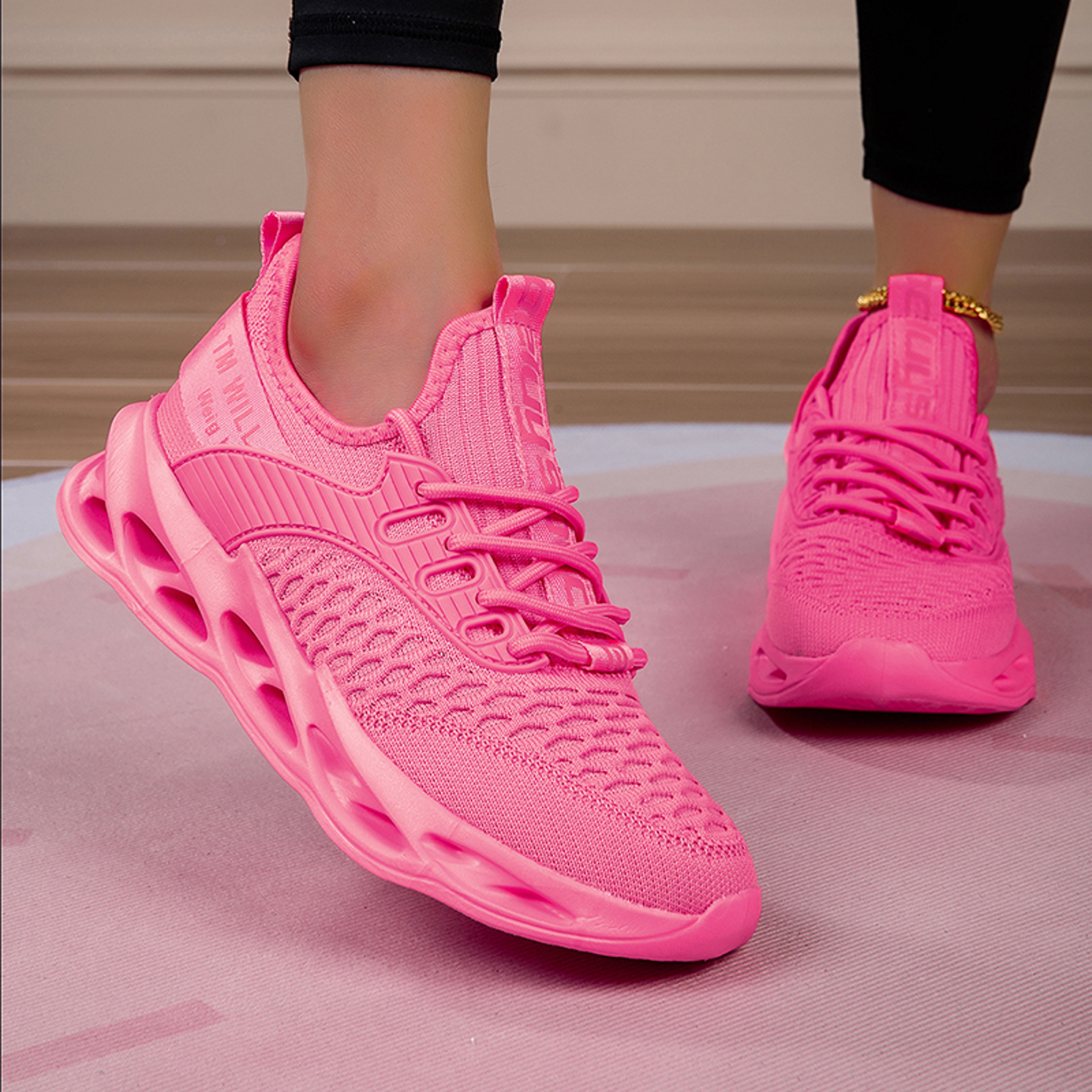Women Platform Sneakers Breathable Walking Sport Shoes 9
