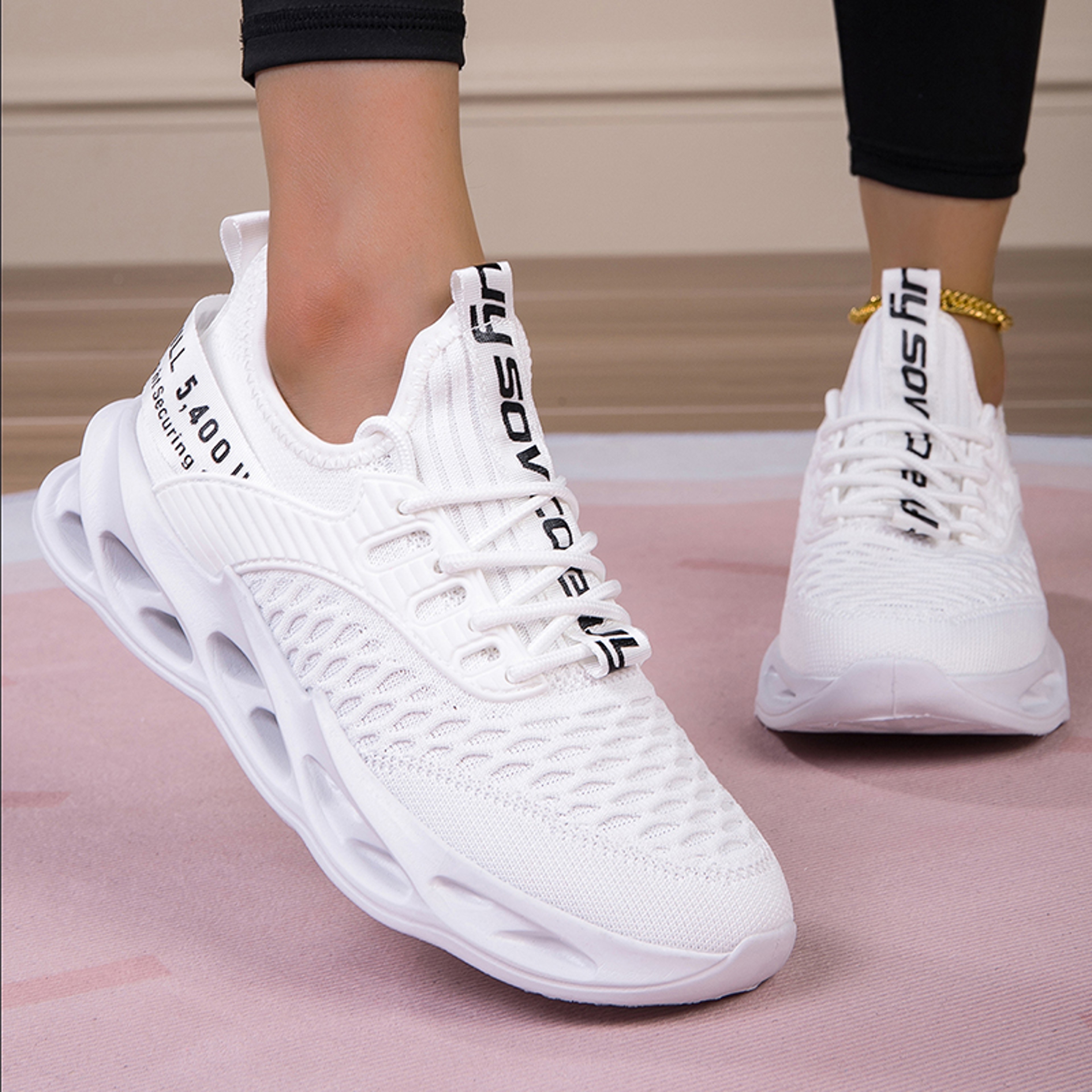 Women Platform Sneakers Breathable Walking Sport Shoes 8