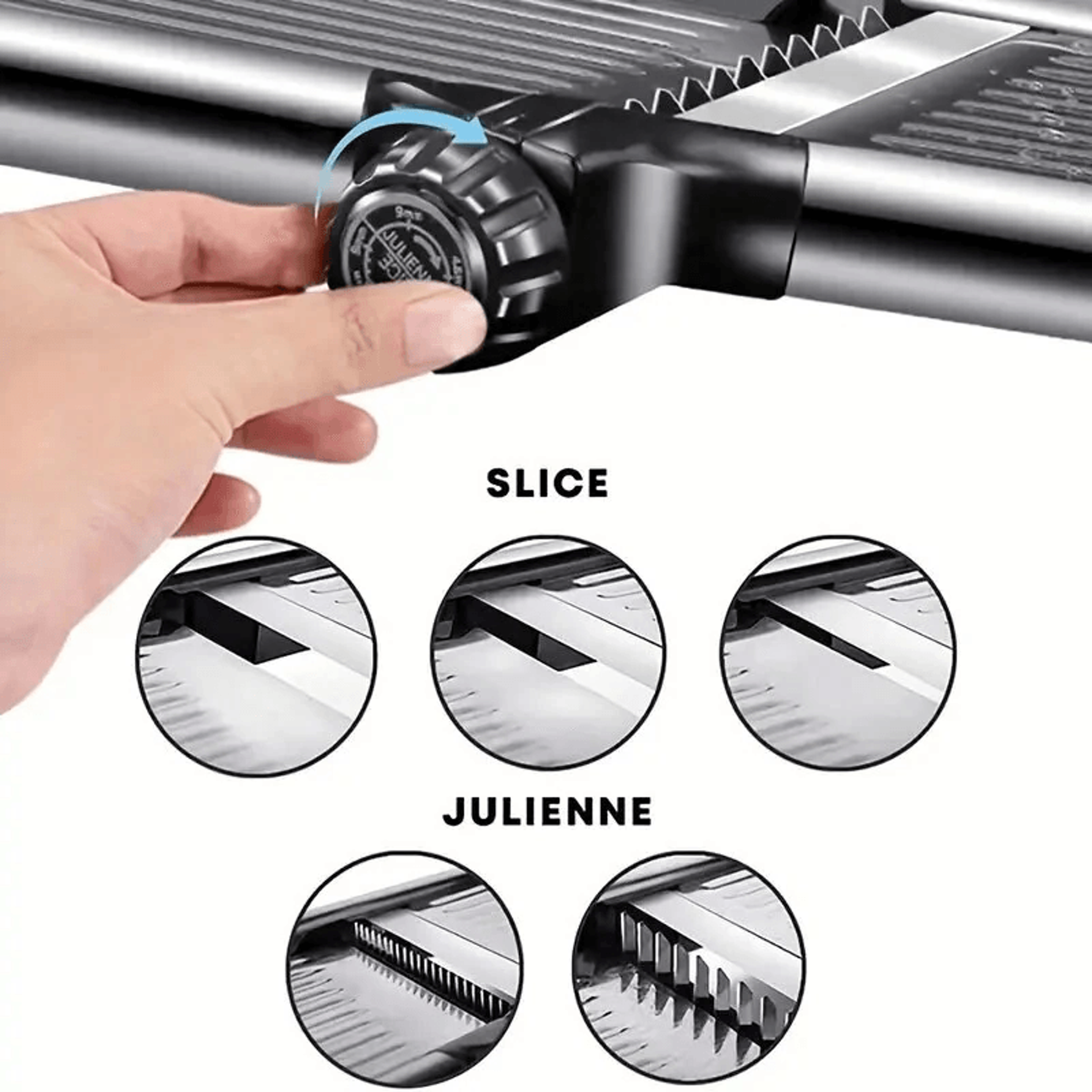 Adjustable Mandoline Vegetable Slicer Stainless Steel Food Cutter And Grater 5