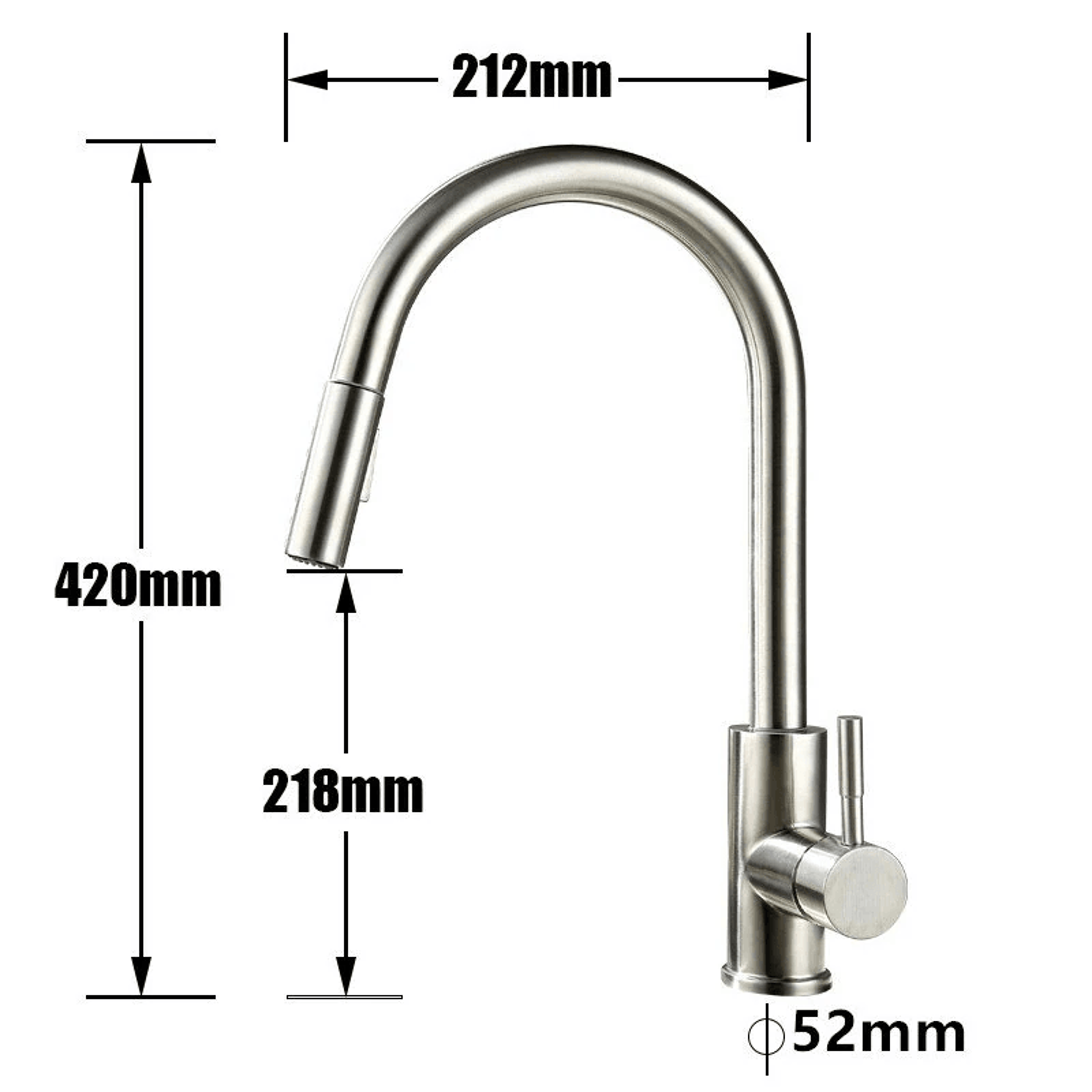 Smart Touch Kitchen Faucet With Pull Down Sprayer And Degree Rotation 3