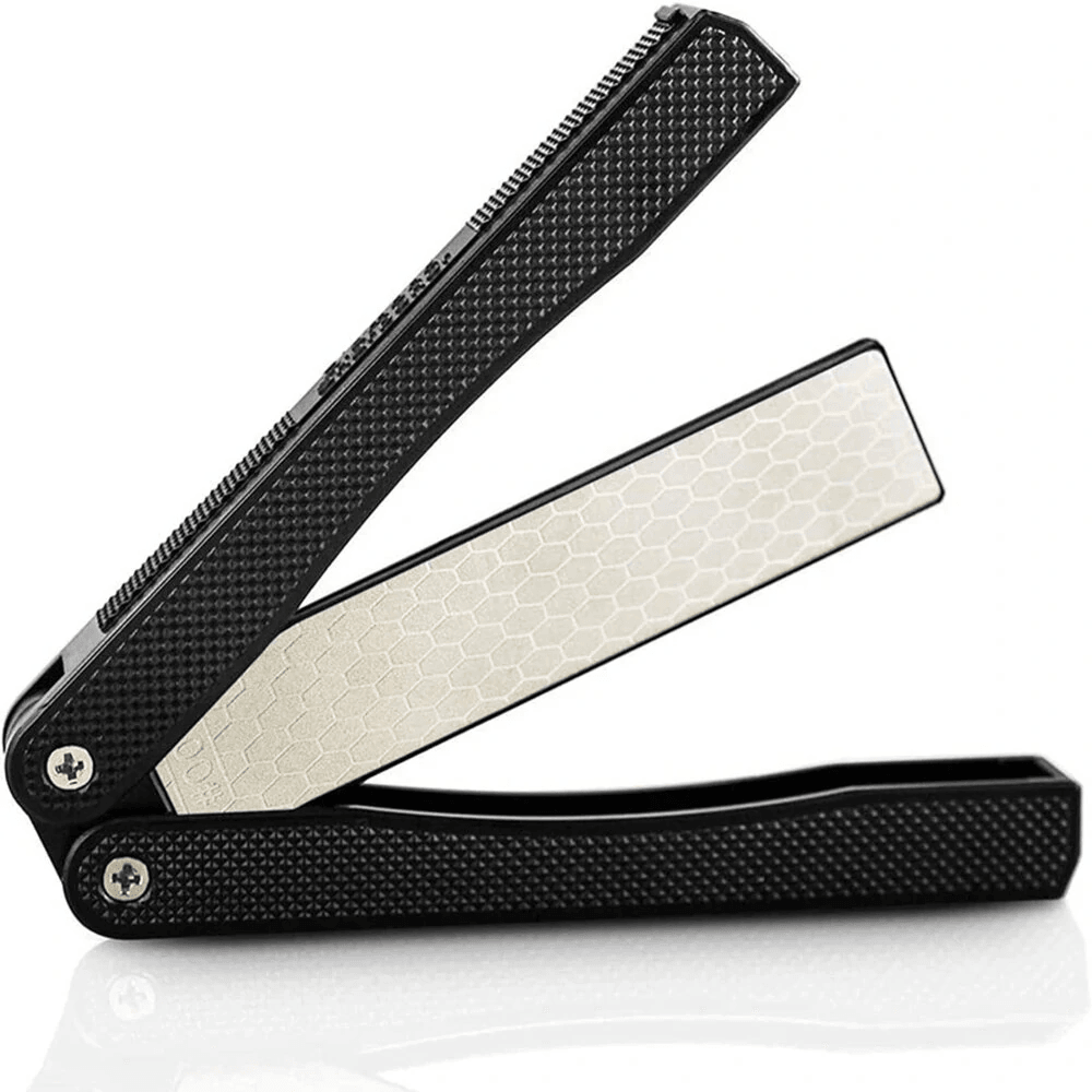 Foldable Double Sided Diamond Knife Sharpener For Kitchen And Outdoor Blades 0