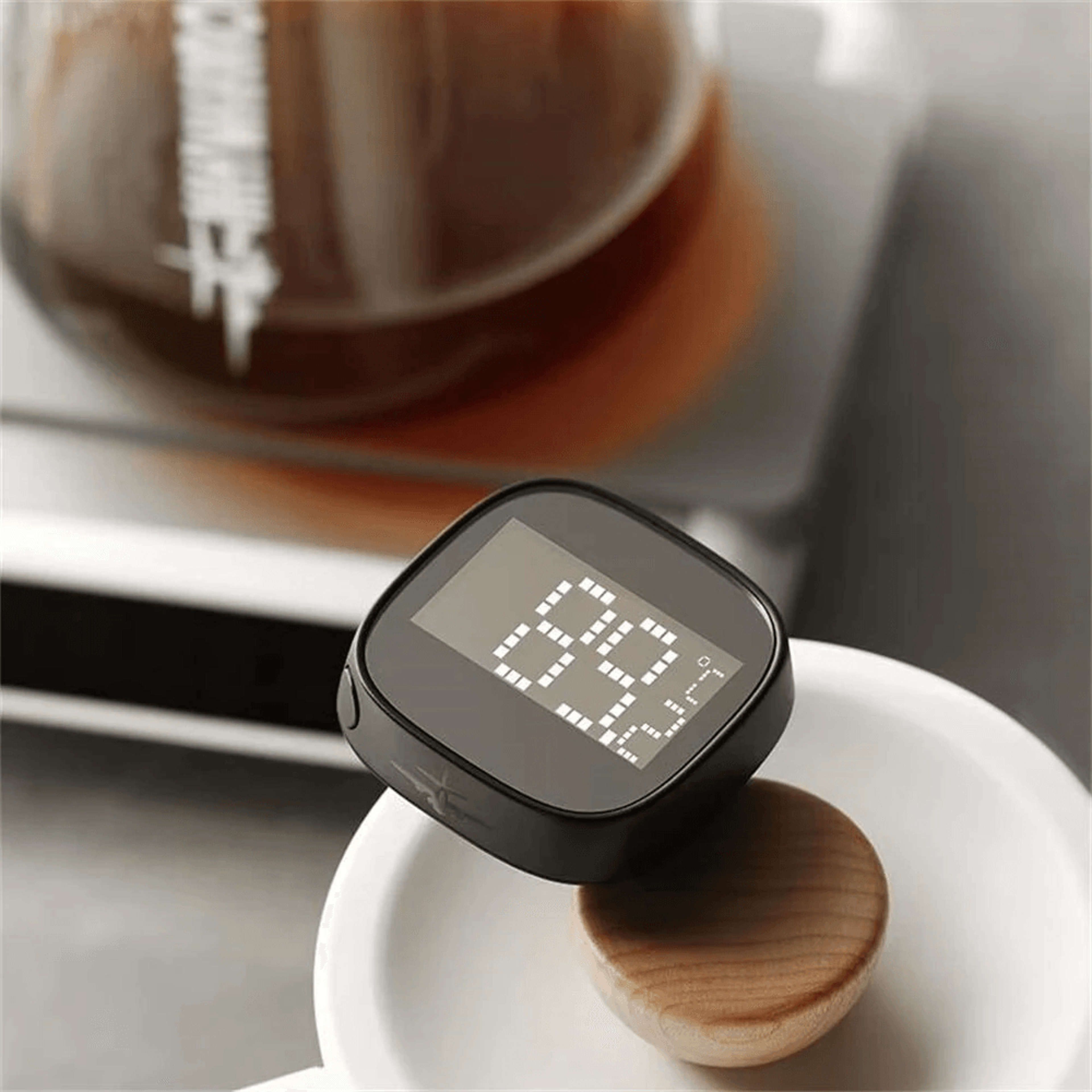 Instant Read Digital Coffee Thermometer With Stainless Steel Probe And LCD Display 4