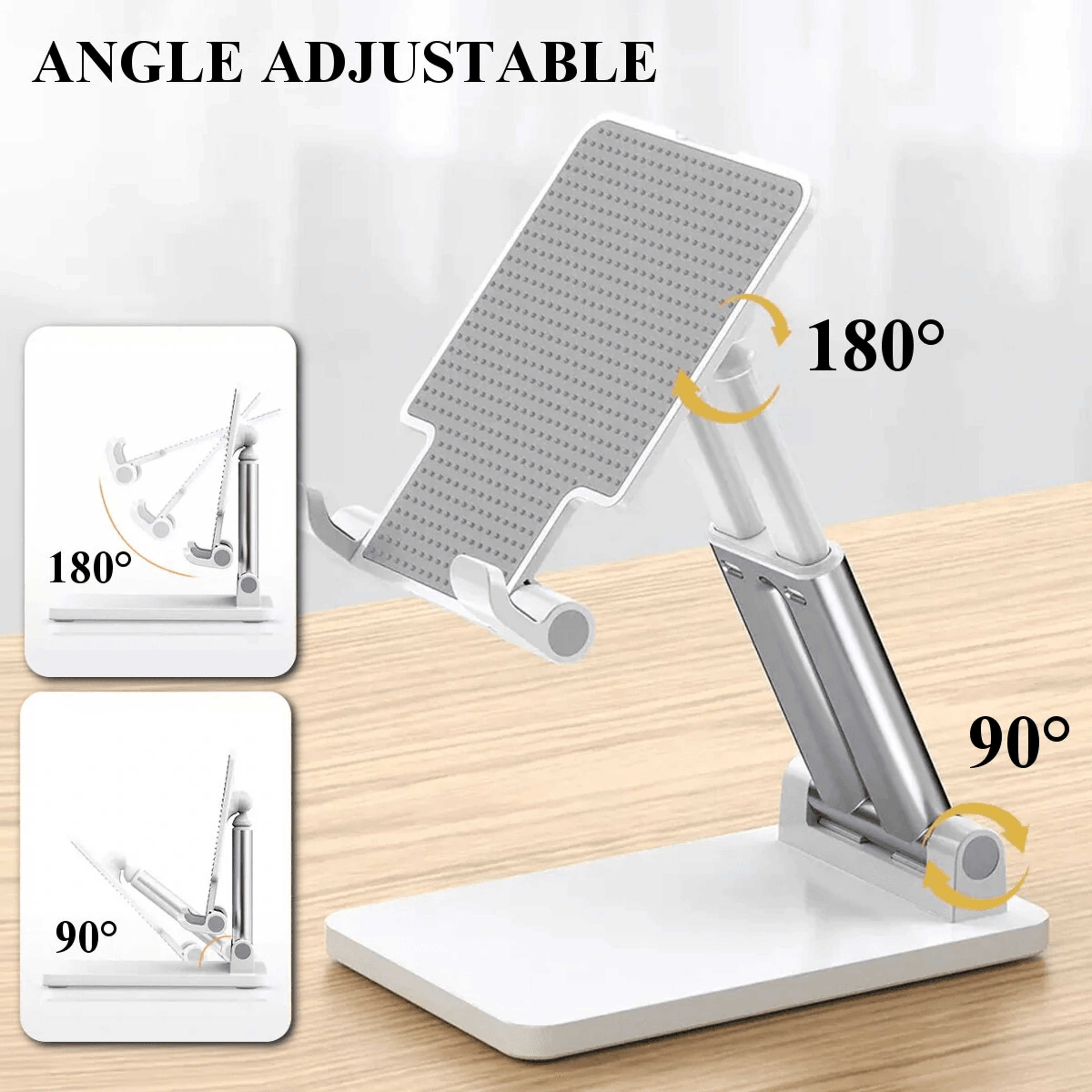 Adjustable Foldable Phone Stand Telescopic Desktop Tablet Holder 4