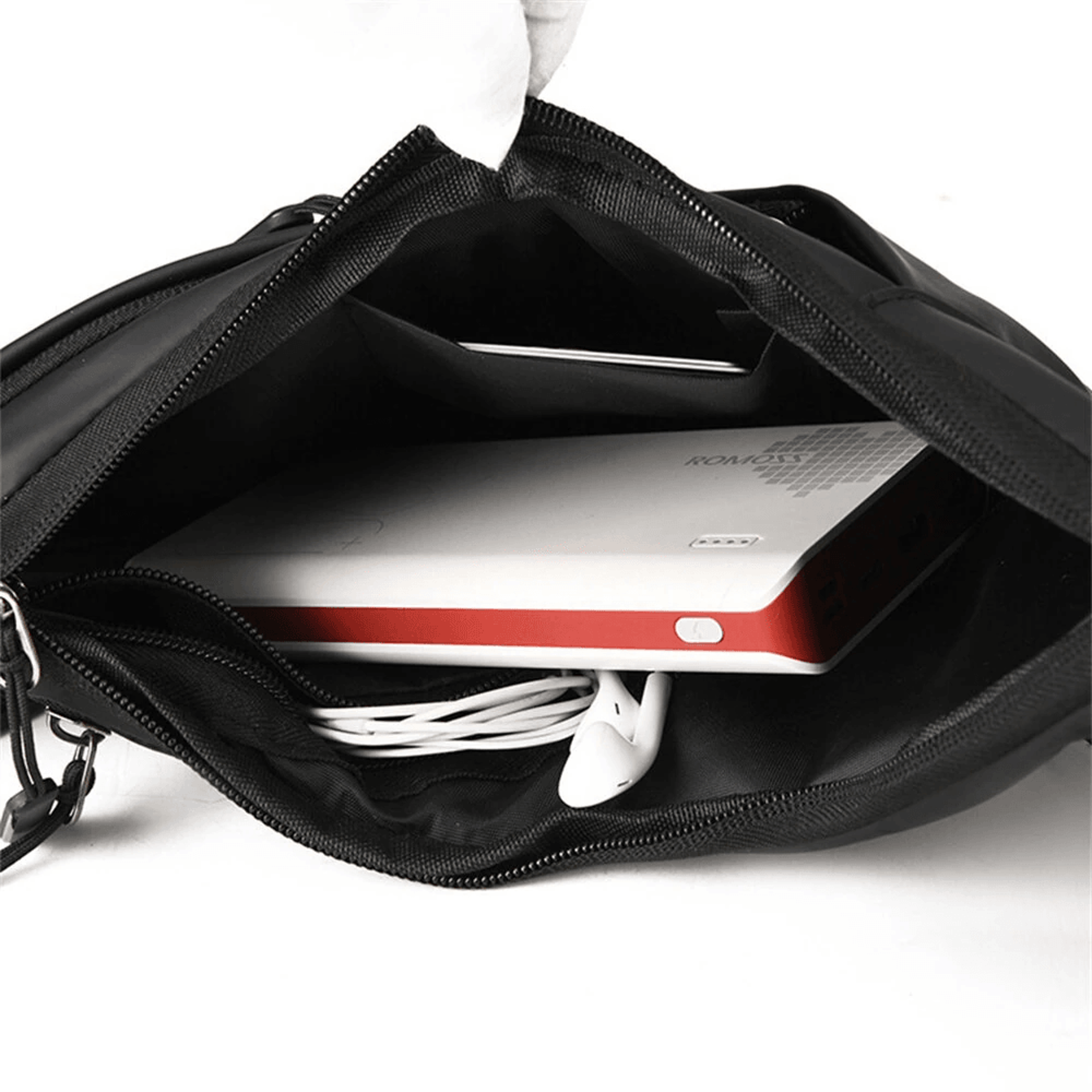 Mens Waterproof Anti Theft Chest Sling Bag With Multi Compartment Storage 6