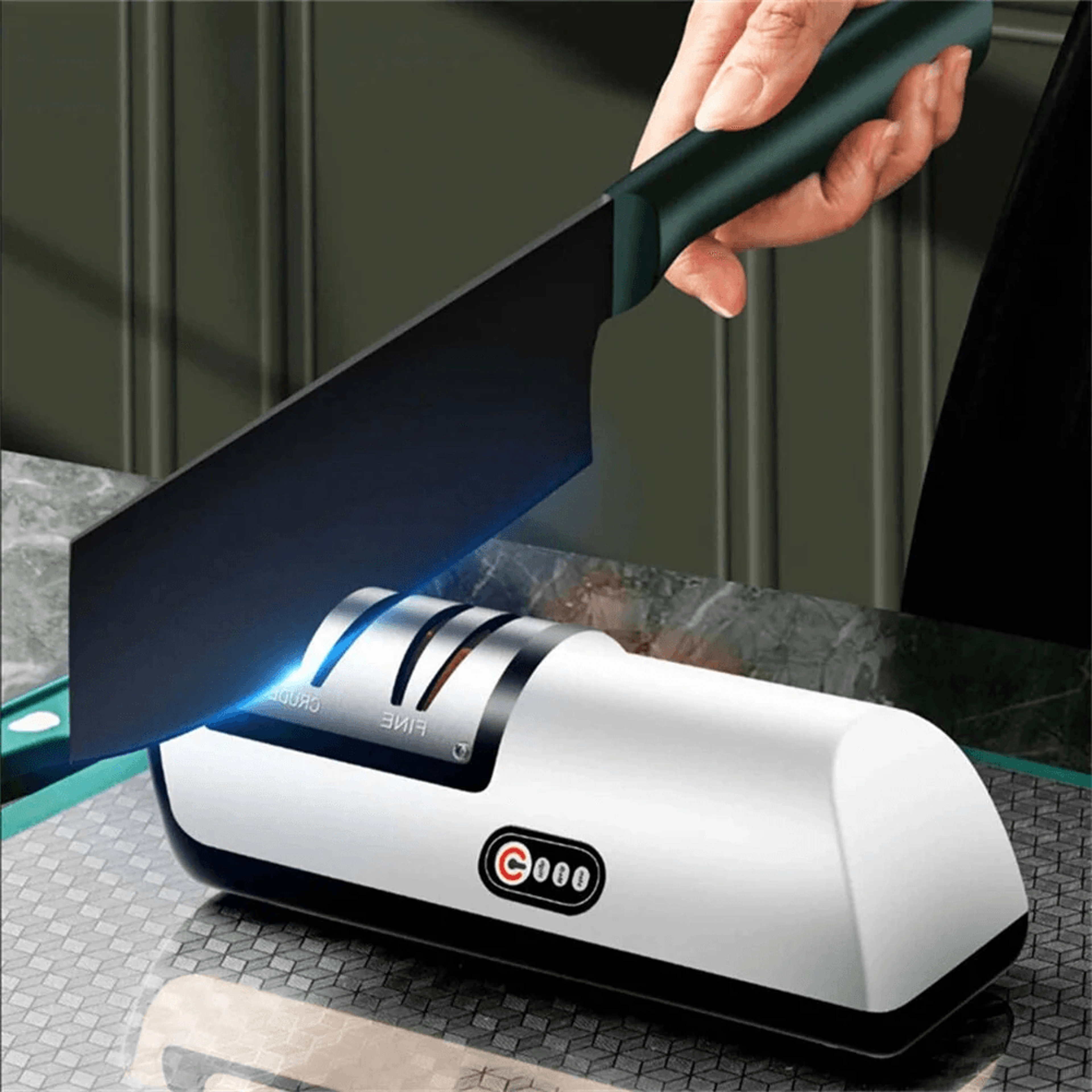 Rechargeable Stage Electric Knife Sharpener And Scissor Sharpening Tool 3