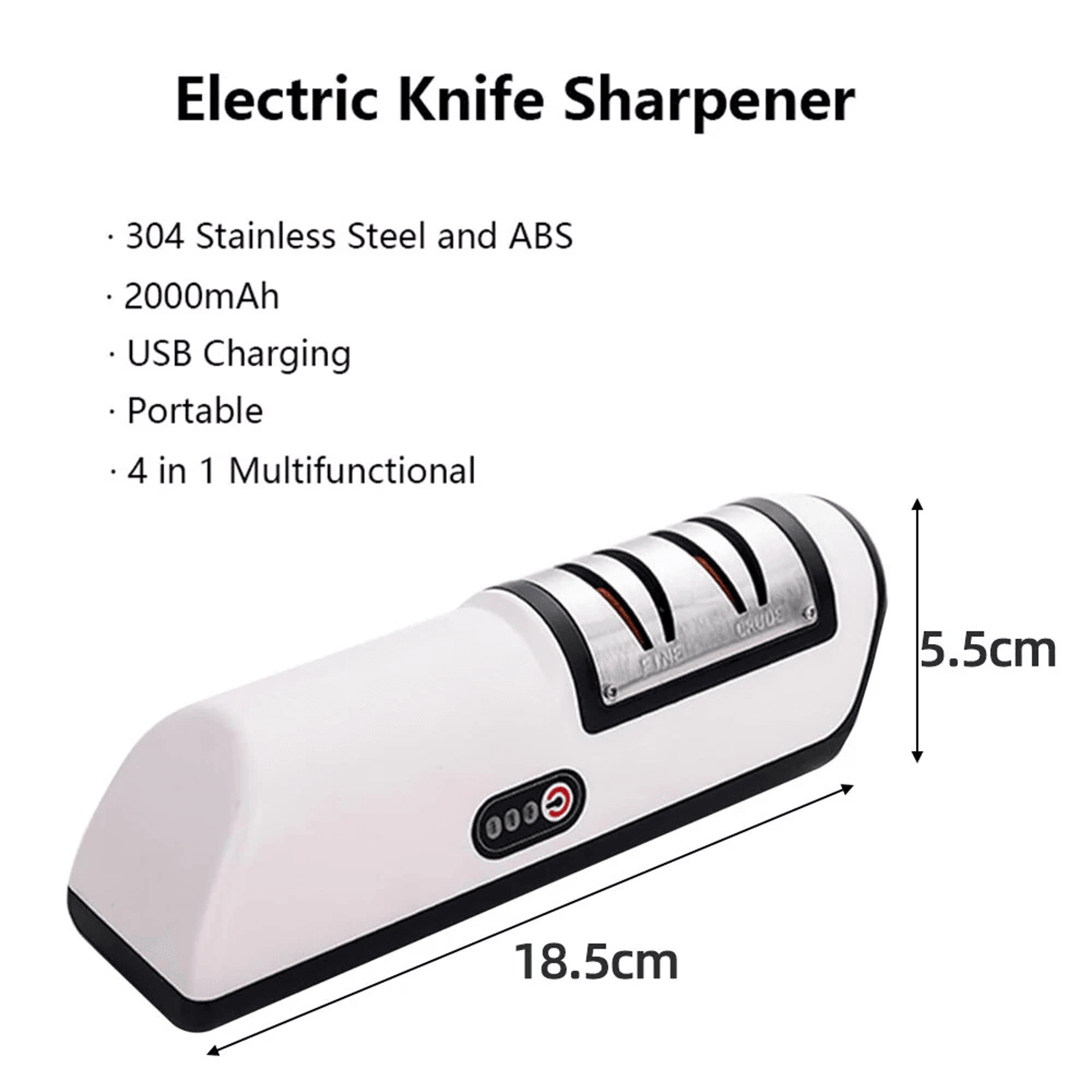 Rechargeable Stage Electric Knife Sharpener And Scissor Sharpening Tool 4