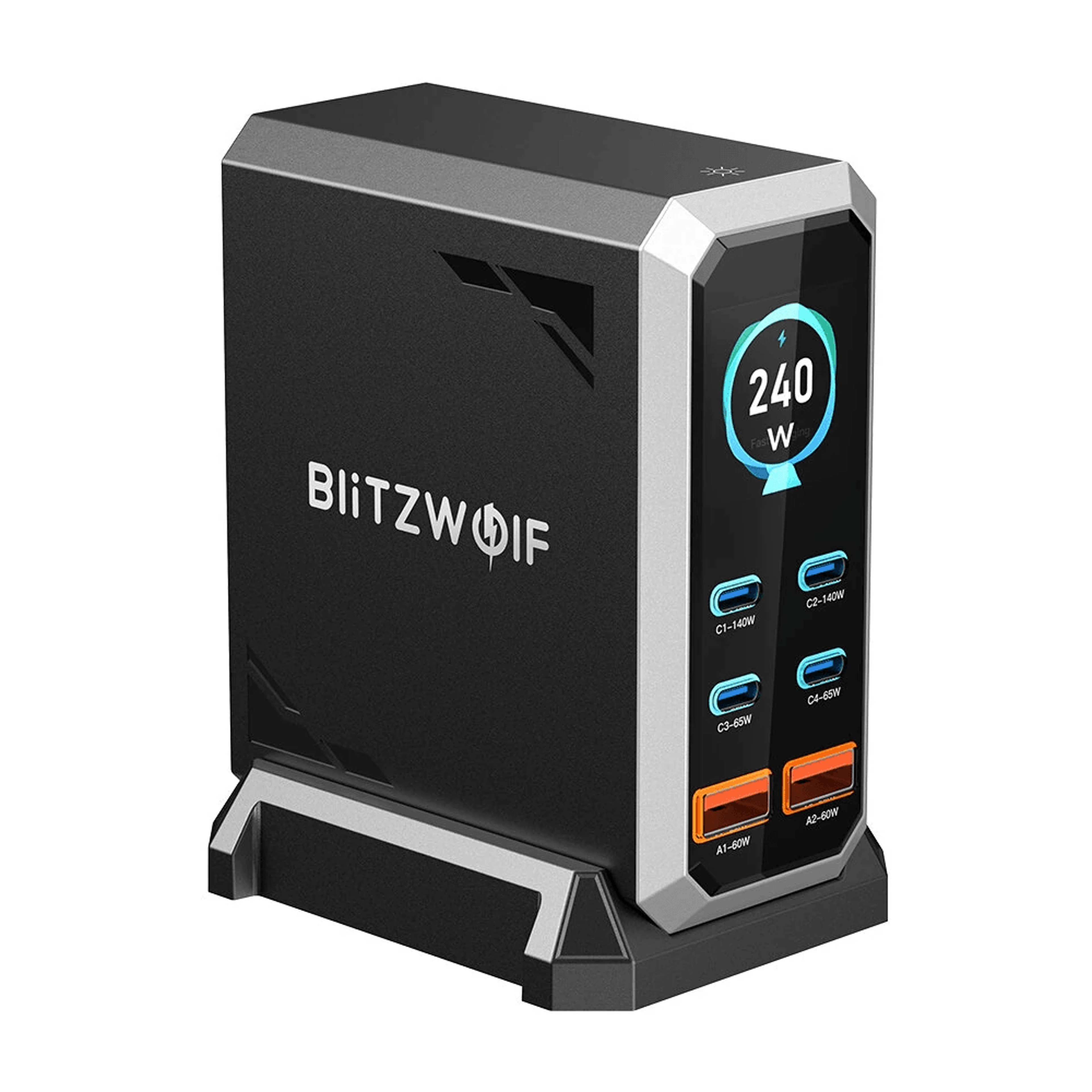 Charger Port USB C Fast Charging Station With Digital Display 3