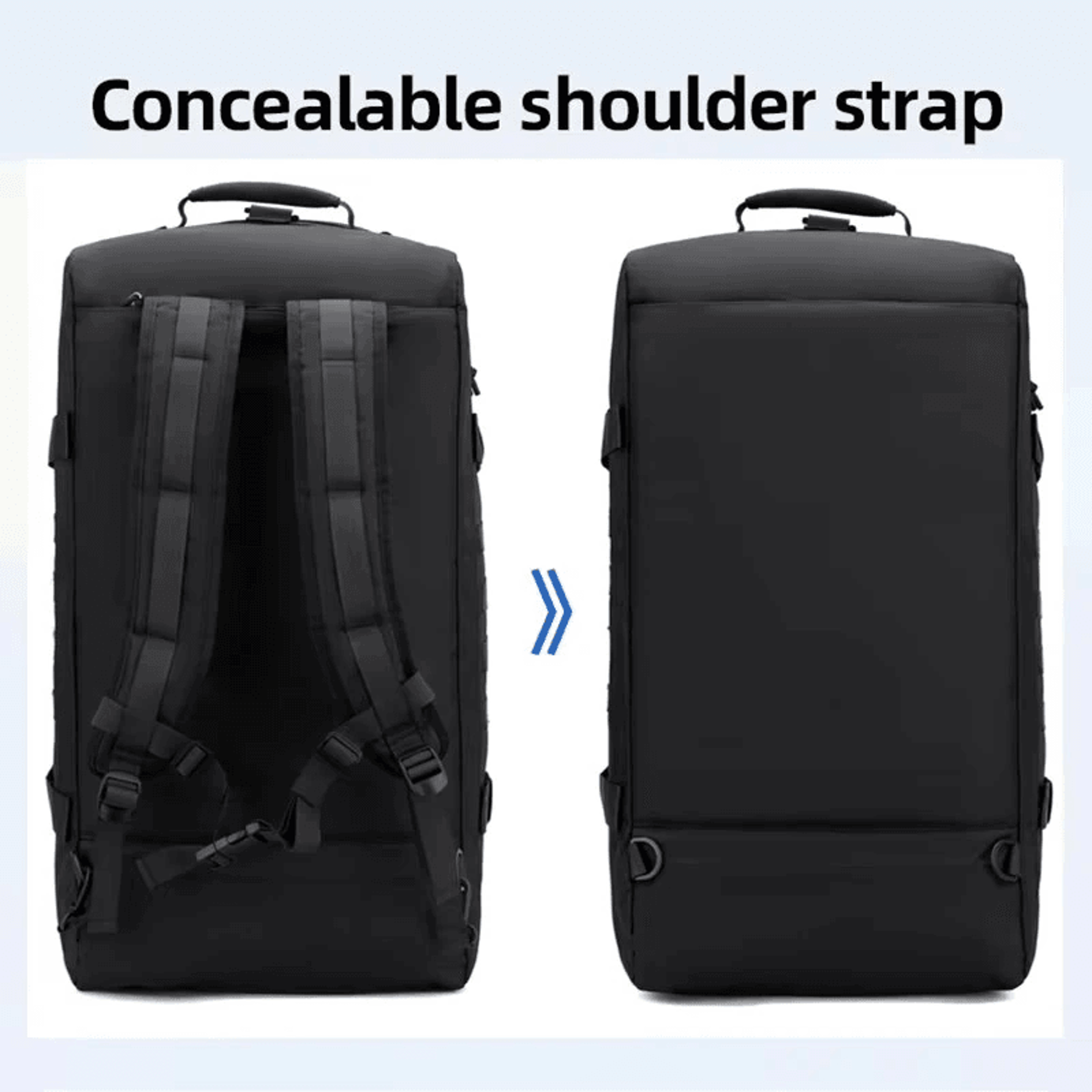 Convertible Travel Backpack Gym Duffel Bag For Hiking Camping And Weekend Trips 6