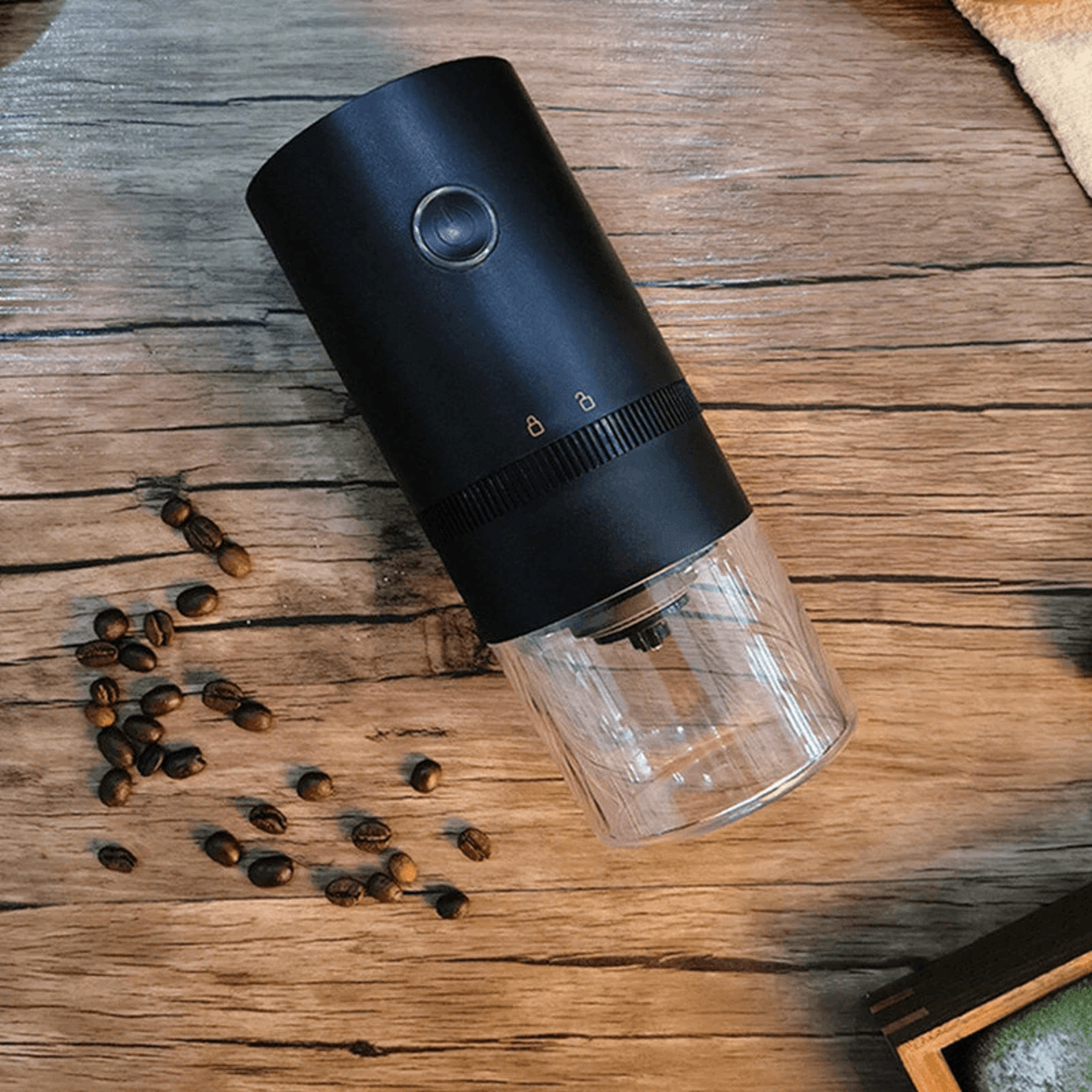 Portable Electric Coffee Grinder With Conical Burr And USB Rechargeable Cordless Design 2