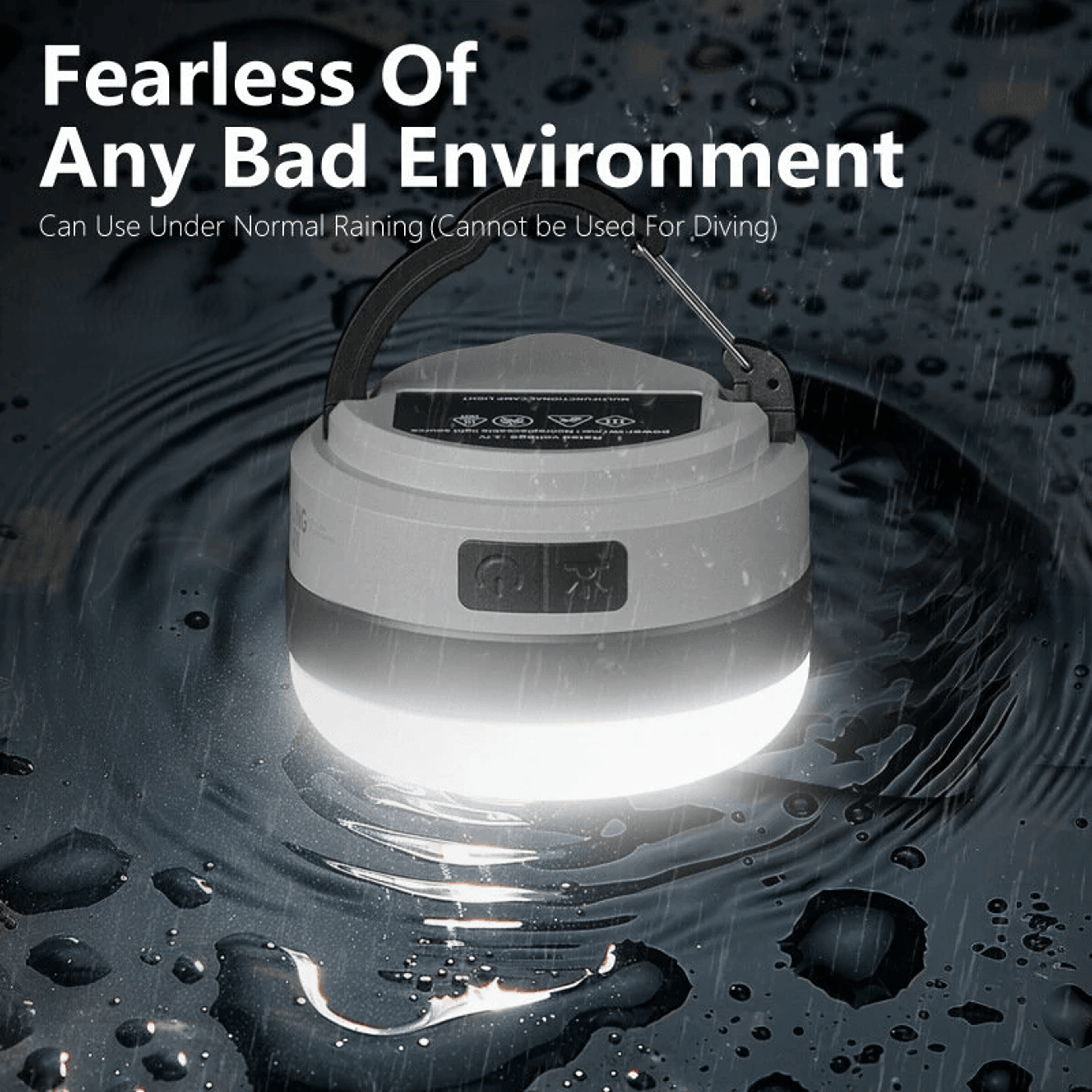 Rechargeable Camping Lantern Portable Adjustable Tent Light For Outdoor Emergency Use 4