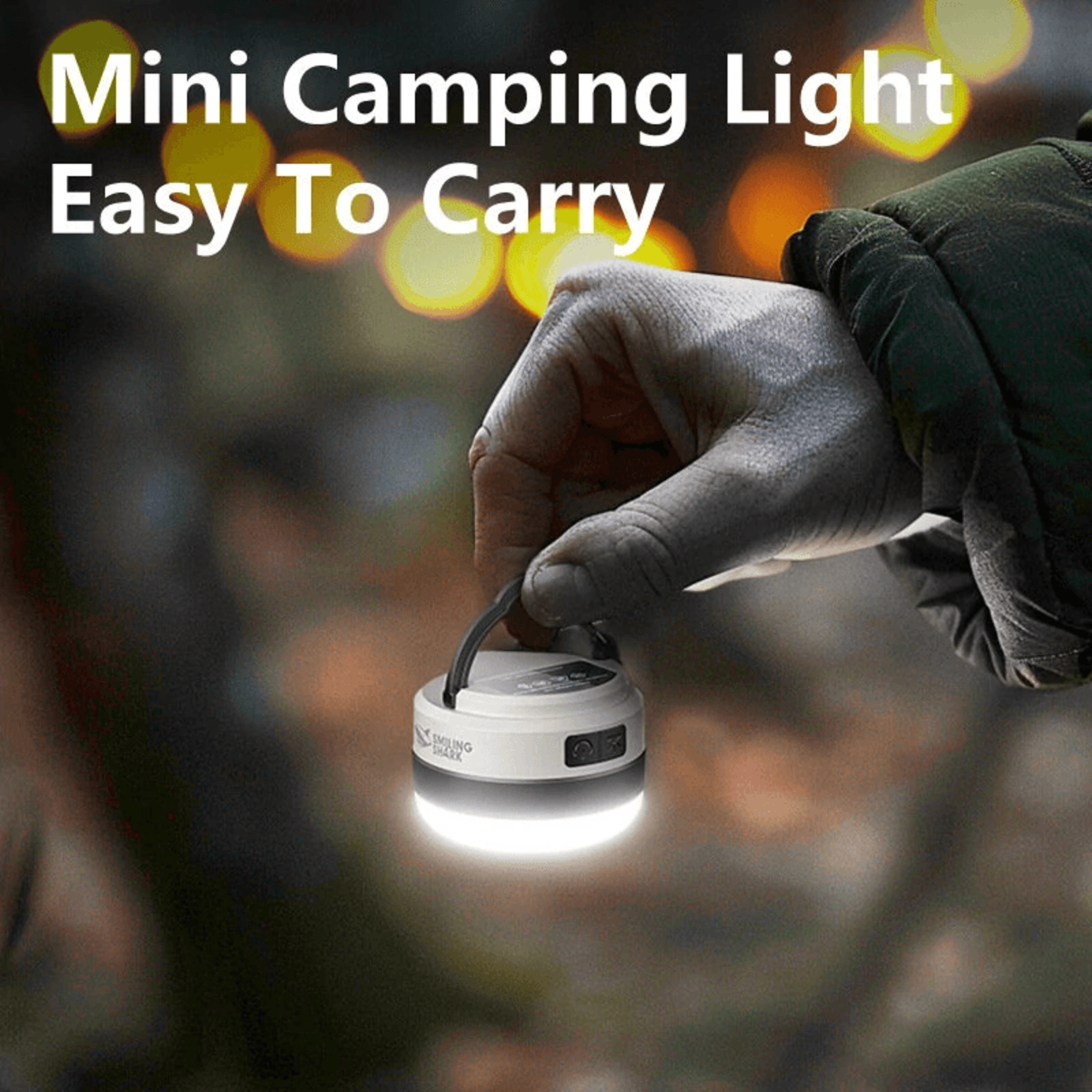 Rechargeable Camping Lantern Portable Adjustable Tent Light For Outdoor Emergency Use 3