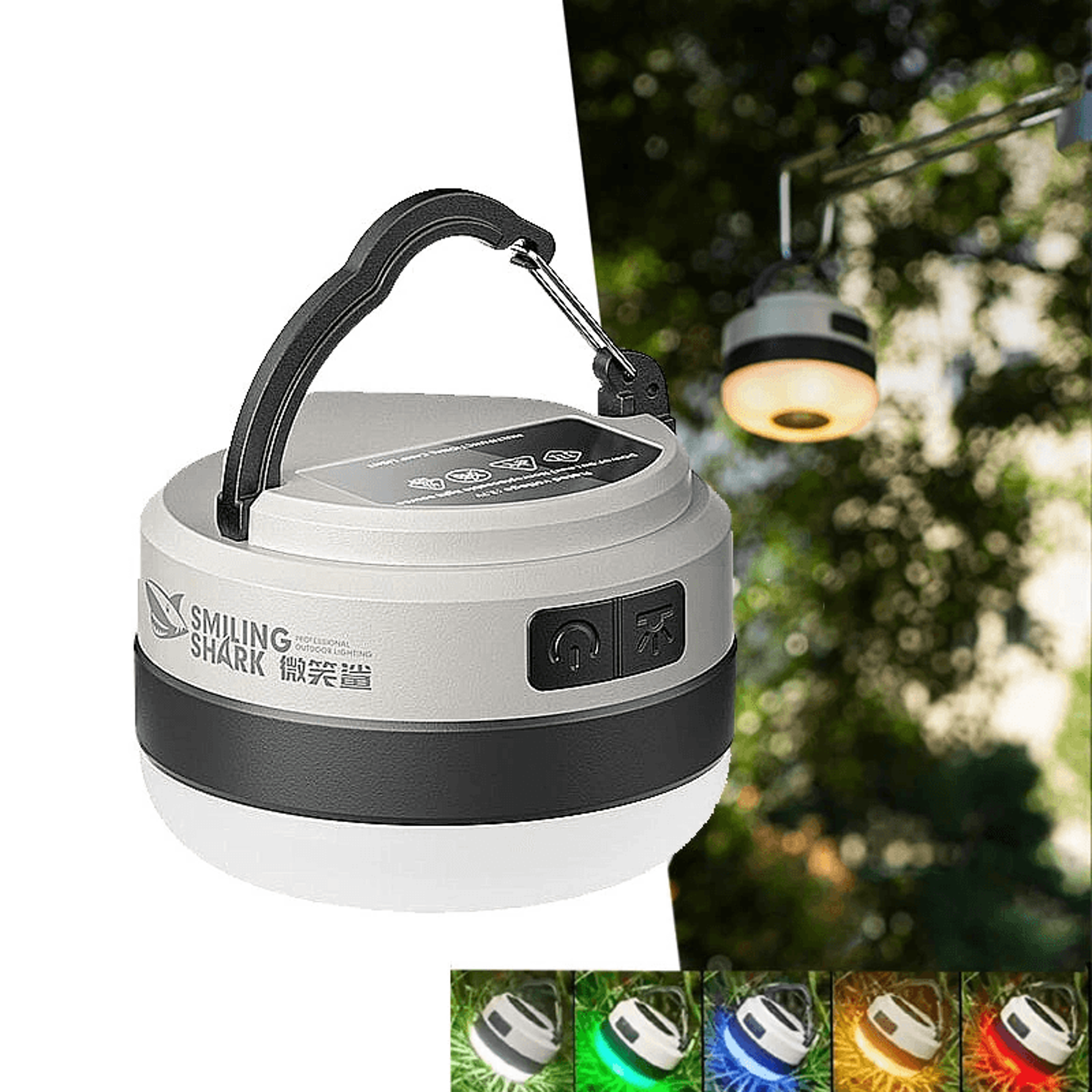 Rechargeable Camping Lantern Portable Adjustable Tent Light For Outdoor Emergency Use 9