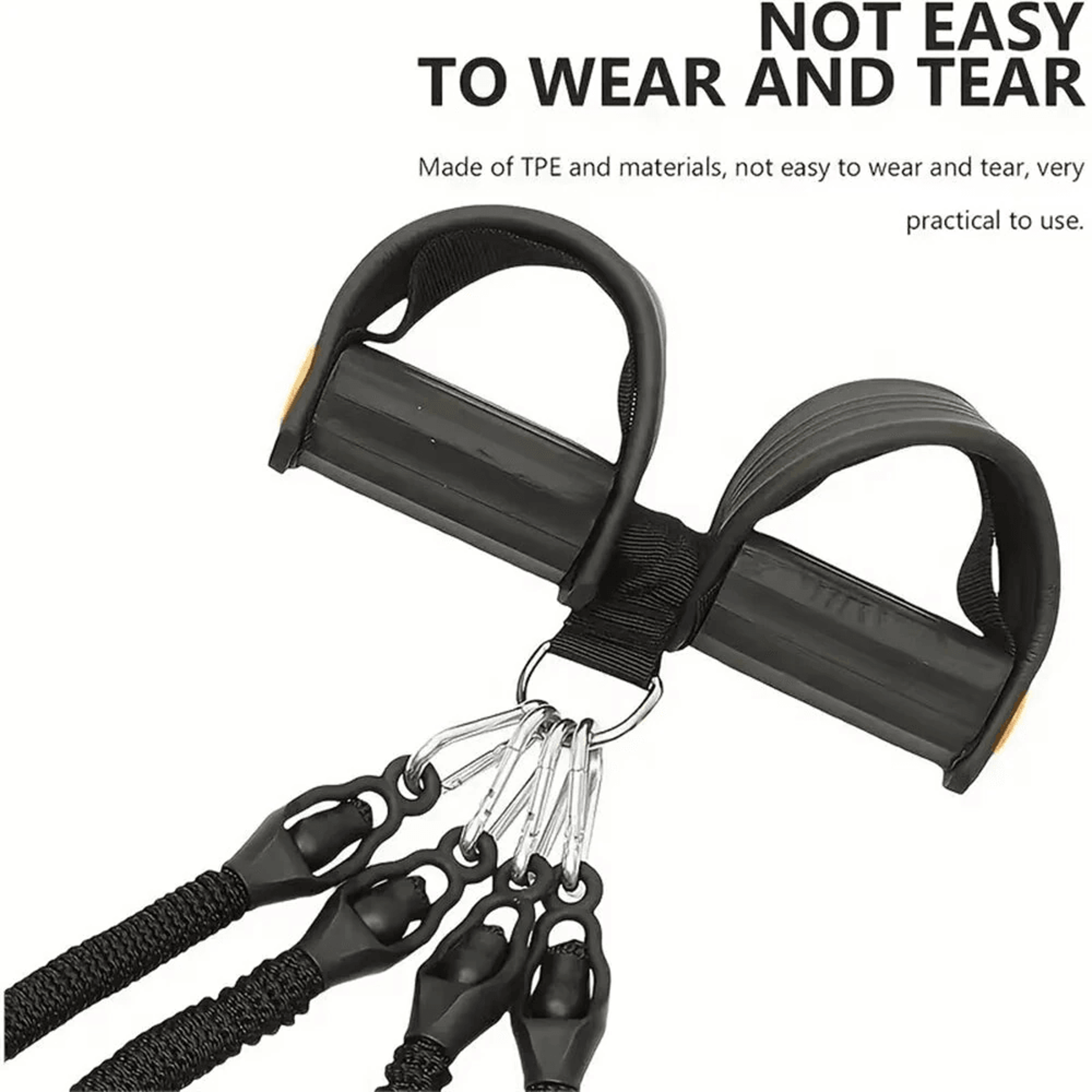 Multifunction Resistance Band Pedal Trainer For Full Body Home Workouts 3