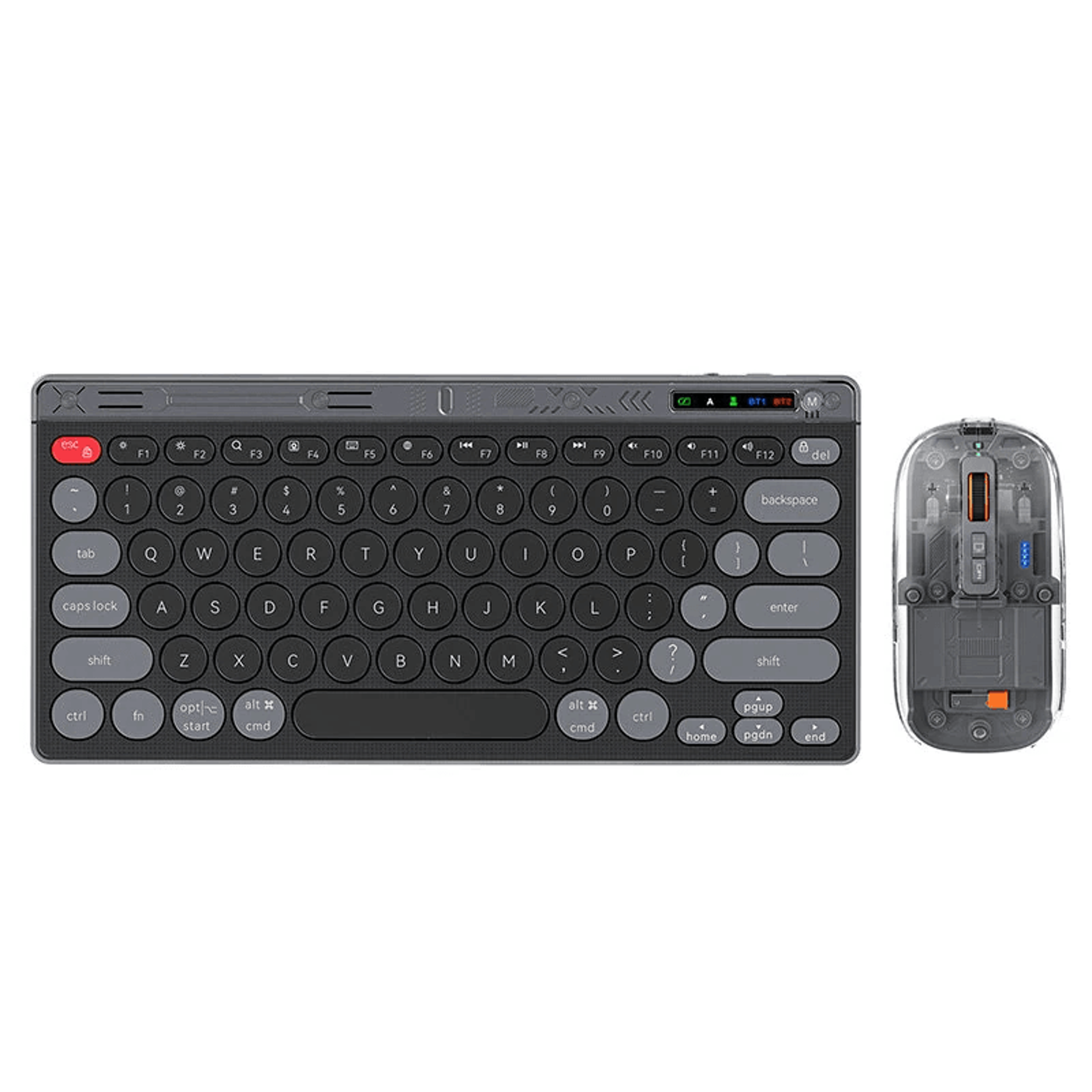 Silent Dual Mode Wireless Keyboard And Mouse Combo With Ultra Slim Key Layout 8