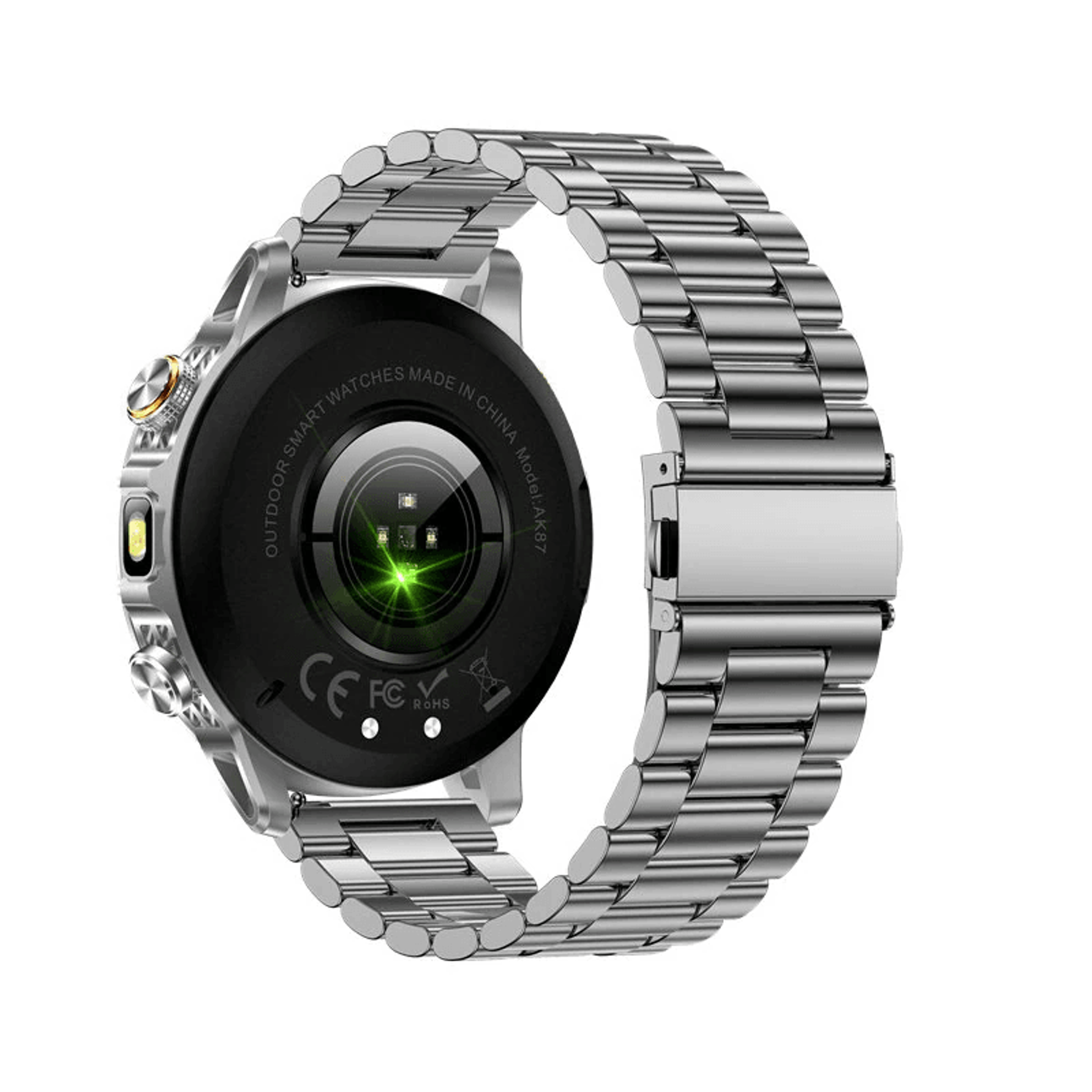 Rugged Smart Watch With Bluetooth Calling Built In Flashlight And Fitness Tracking 3