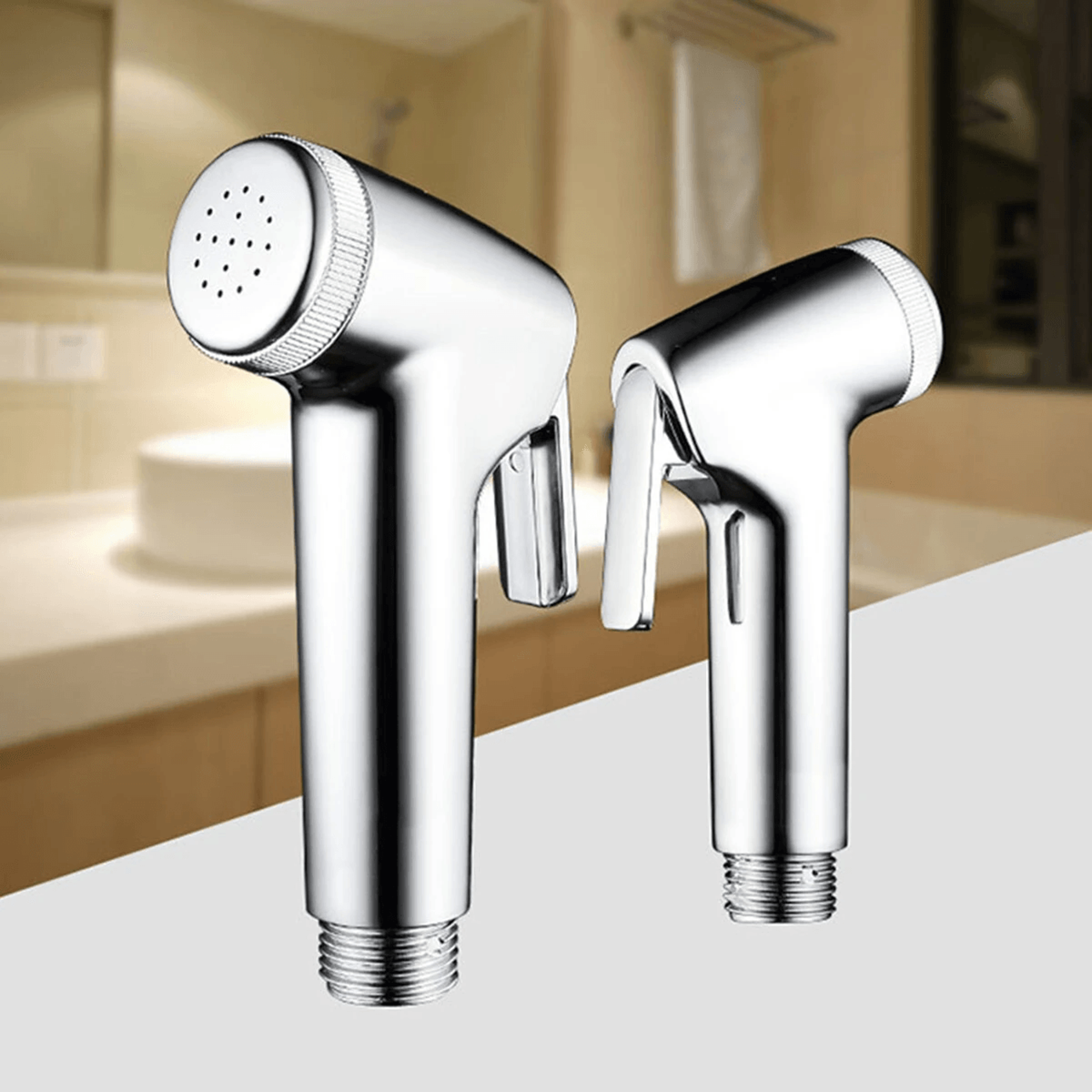 ABS Handheld Bidet Sprayer Toilet Attachment With Hose And Holder 5