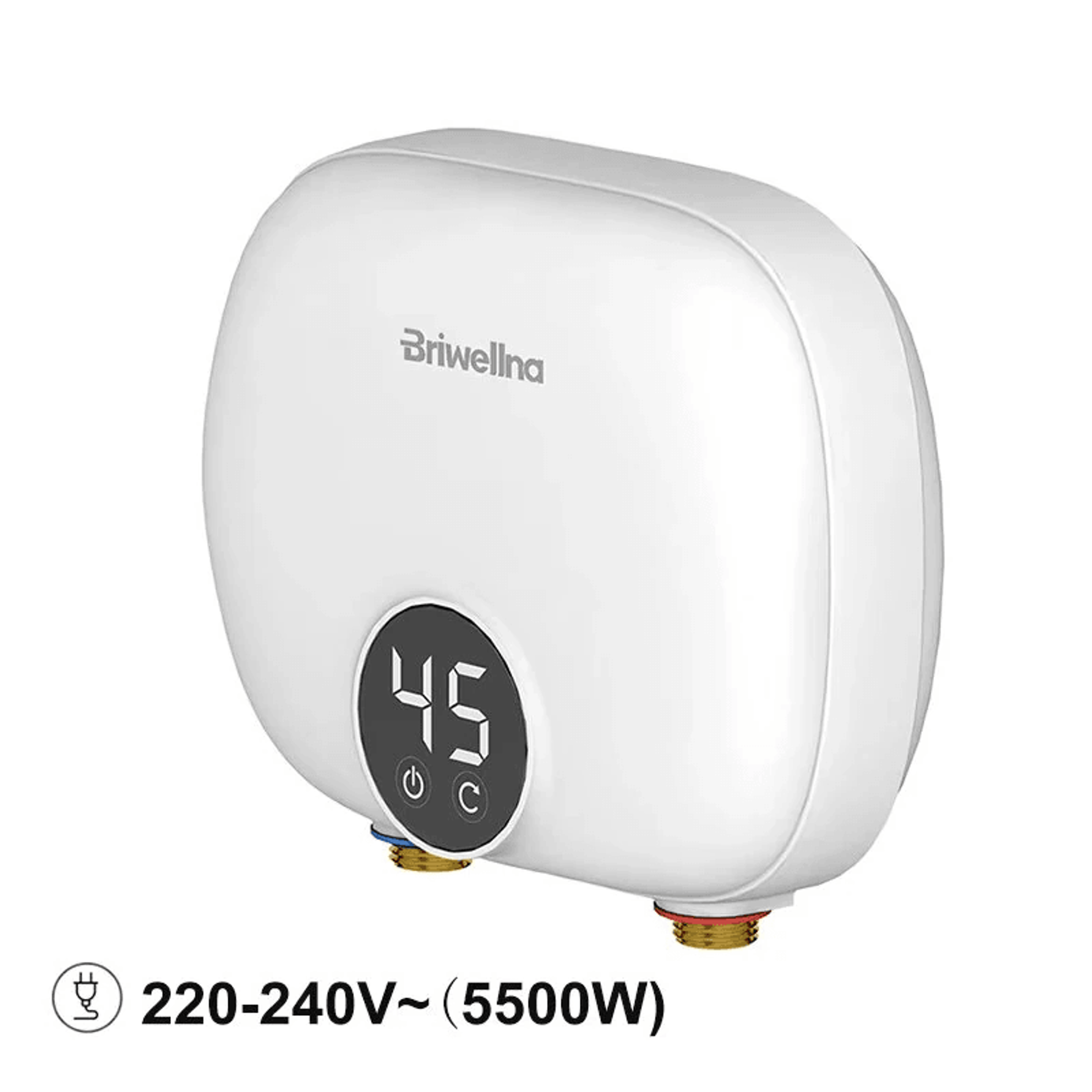 Compact Instant Tankless Electric Water Heater With Smart Temperature Control 8