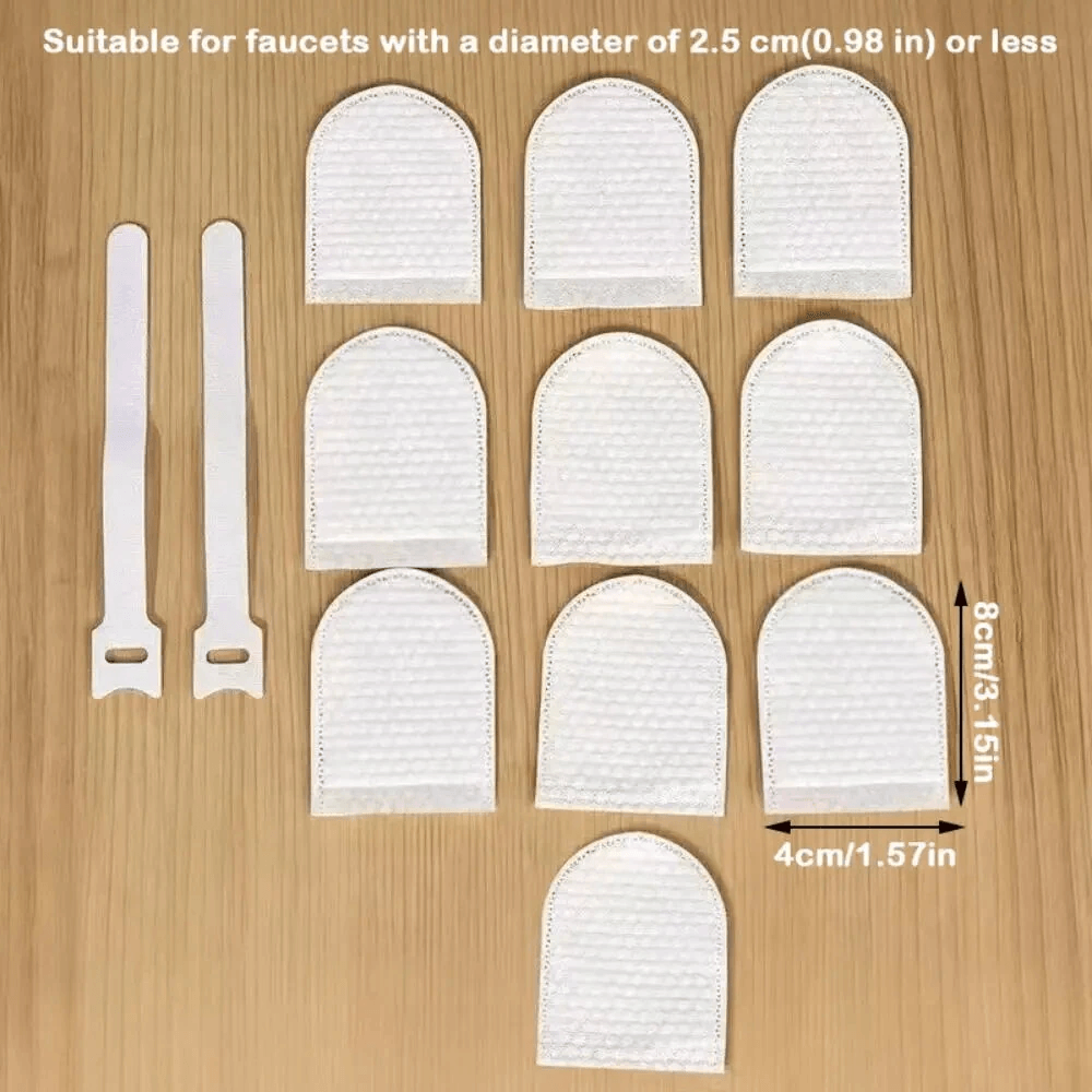 Universal Faucet Filter Cotton Bags With Anti Splash Design And T Straps 3