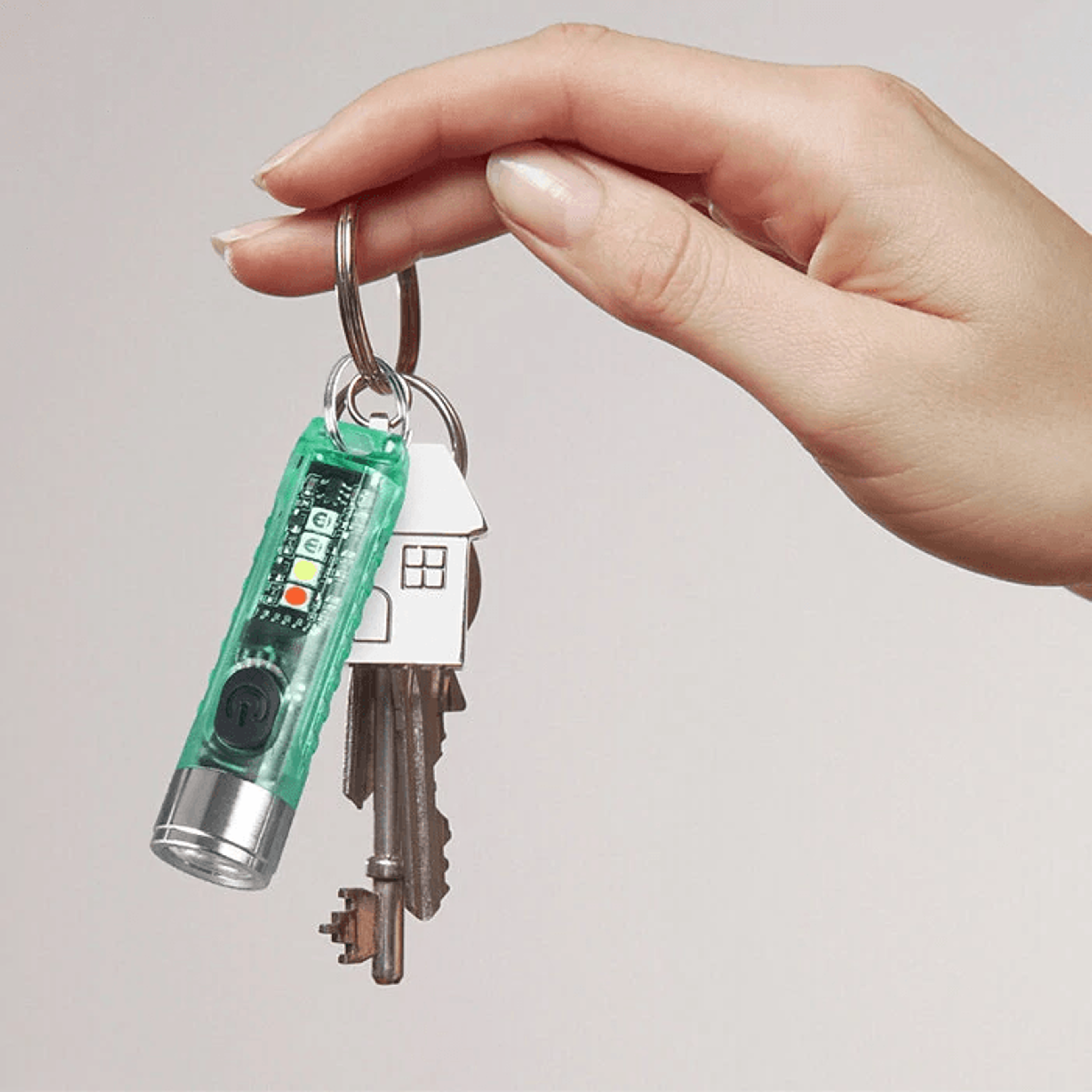 Rechargeable Keychain Flashlight With Multi Light Side Lamp 4