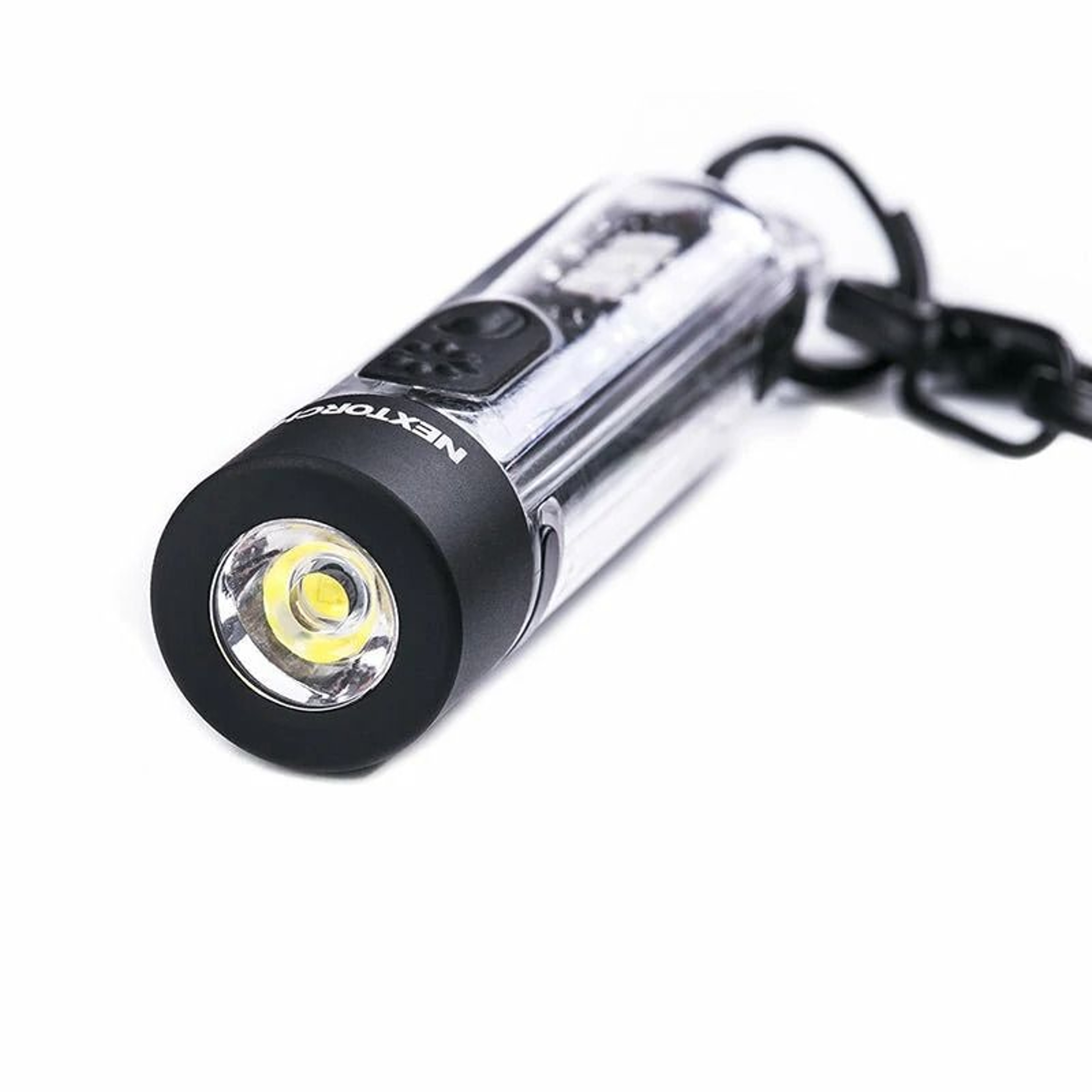 Multi Light Rechargeable EDC Keychain Flashlight With UV Red And Blue Light 8